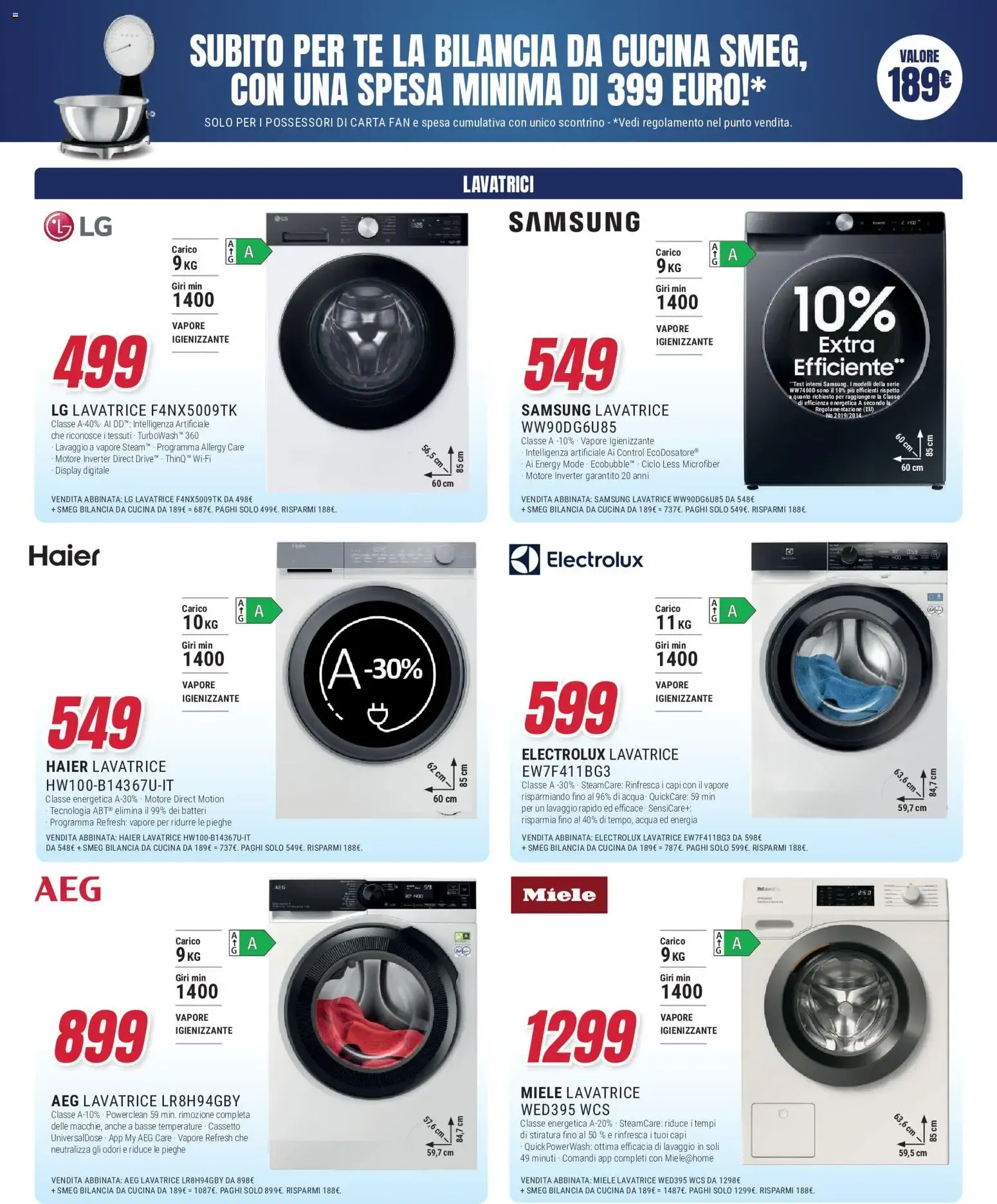 ABBINATA IN CUCINA FIRMATA SMEG da 17 settembre a 30 settembre di 2026 - Pagina del volantino 9