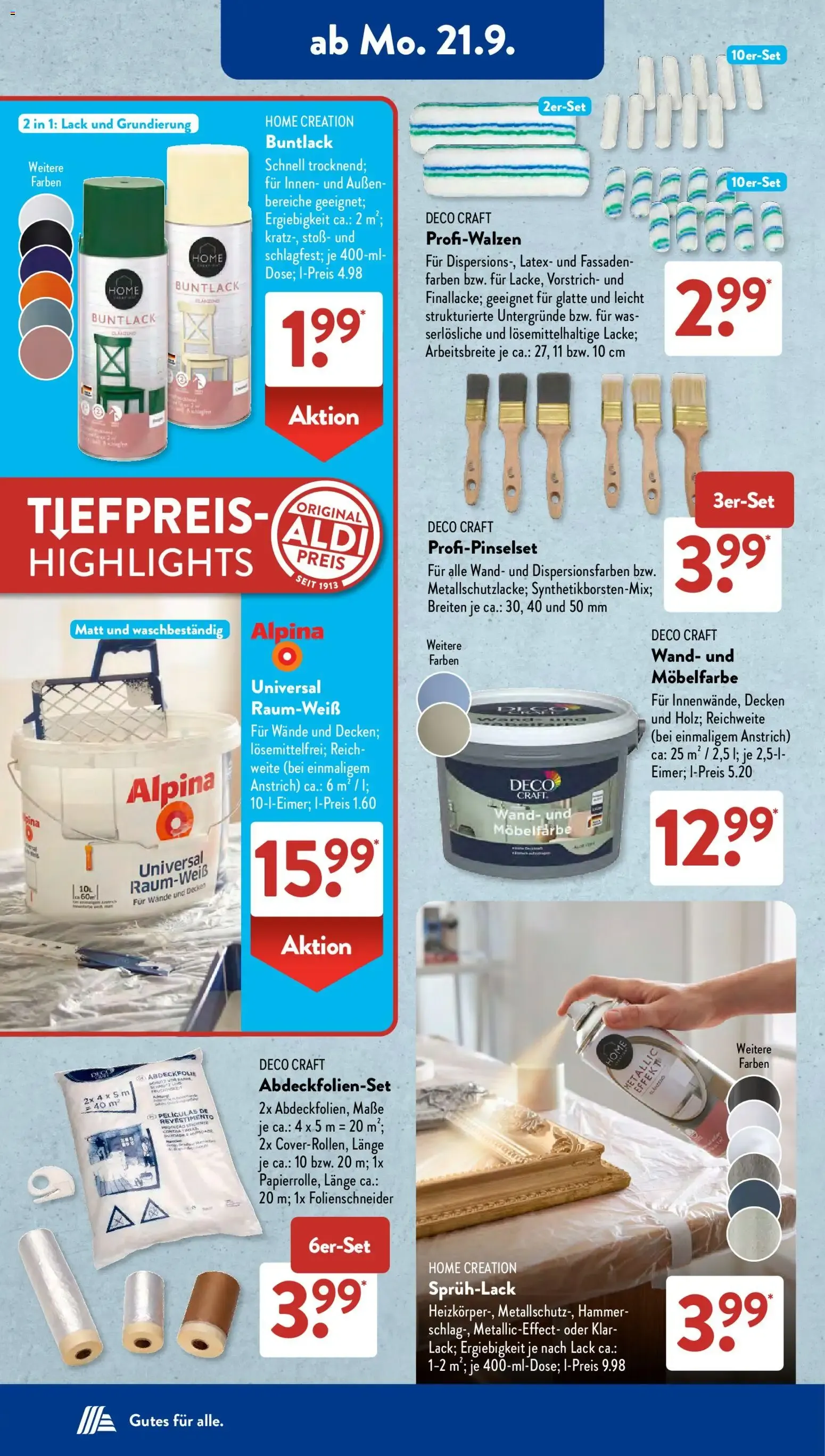 Aldi Süd Prospekt (ab 21.09.2026) zum Blättern von 21. September bis 26. September 2026 - Prospekt seite 2