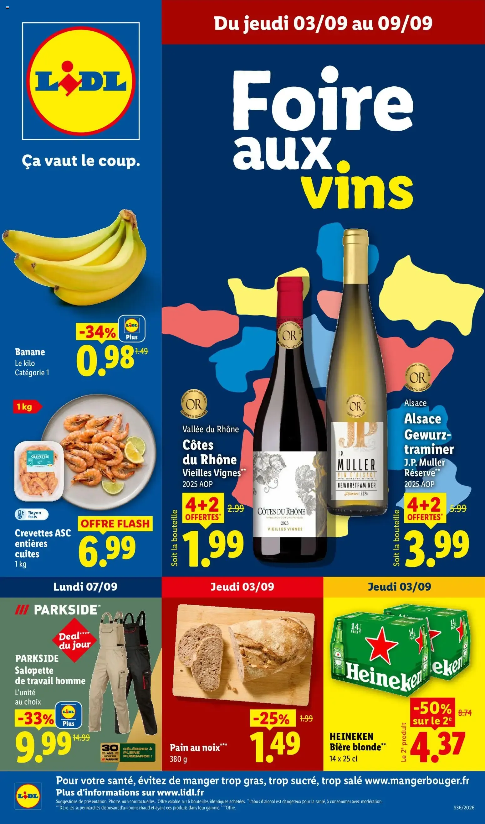 Lidl - Foire aux vins du 3 septembre au 9 septembre 2026 - Catalogue page 1
