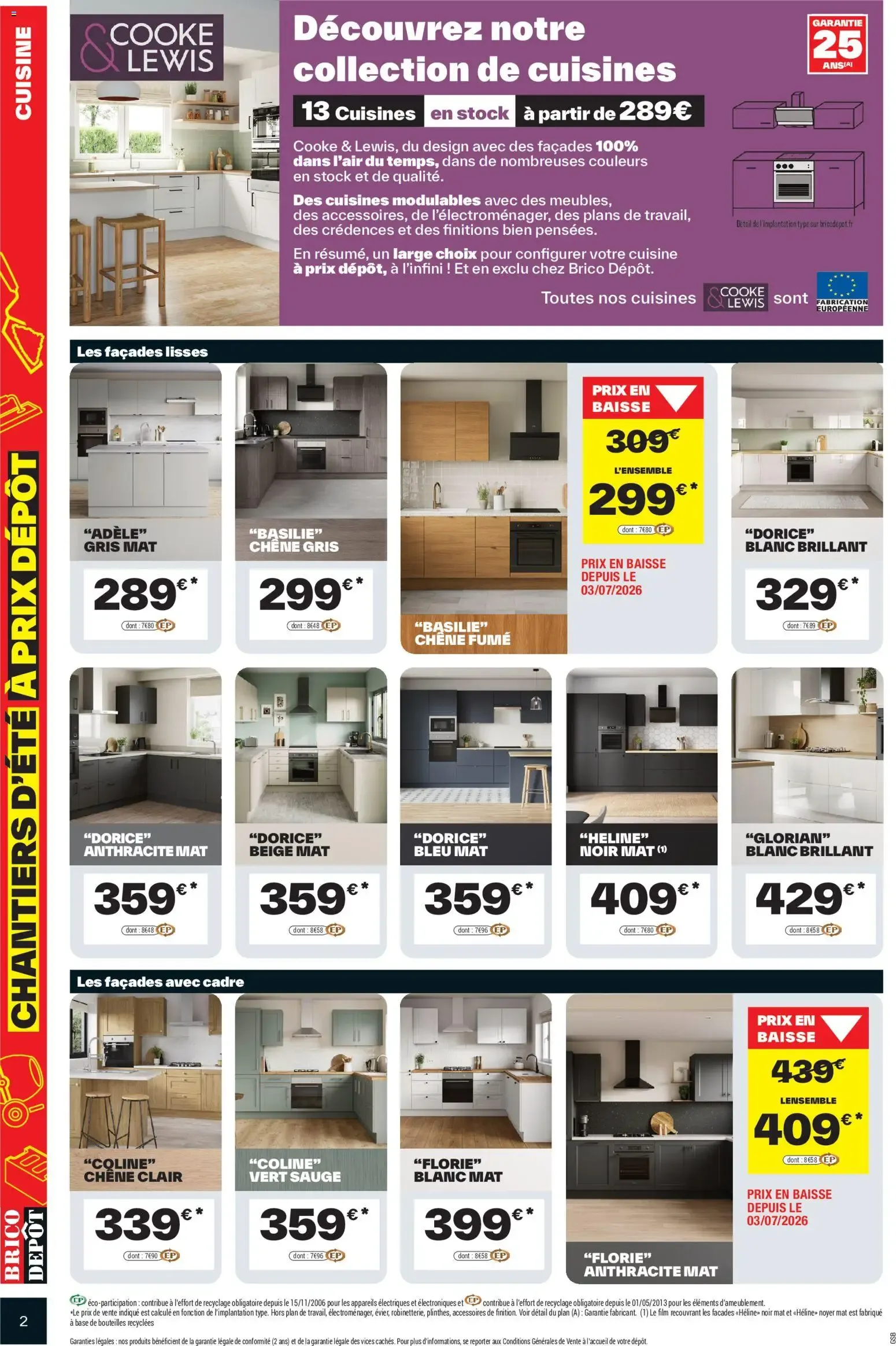 Brico Dépôt catalogue à partir du 17/07/2026 - promo en ligne du 17 juillet au 30 juillet 2026 - Catalogue page 2