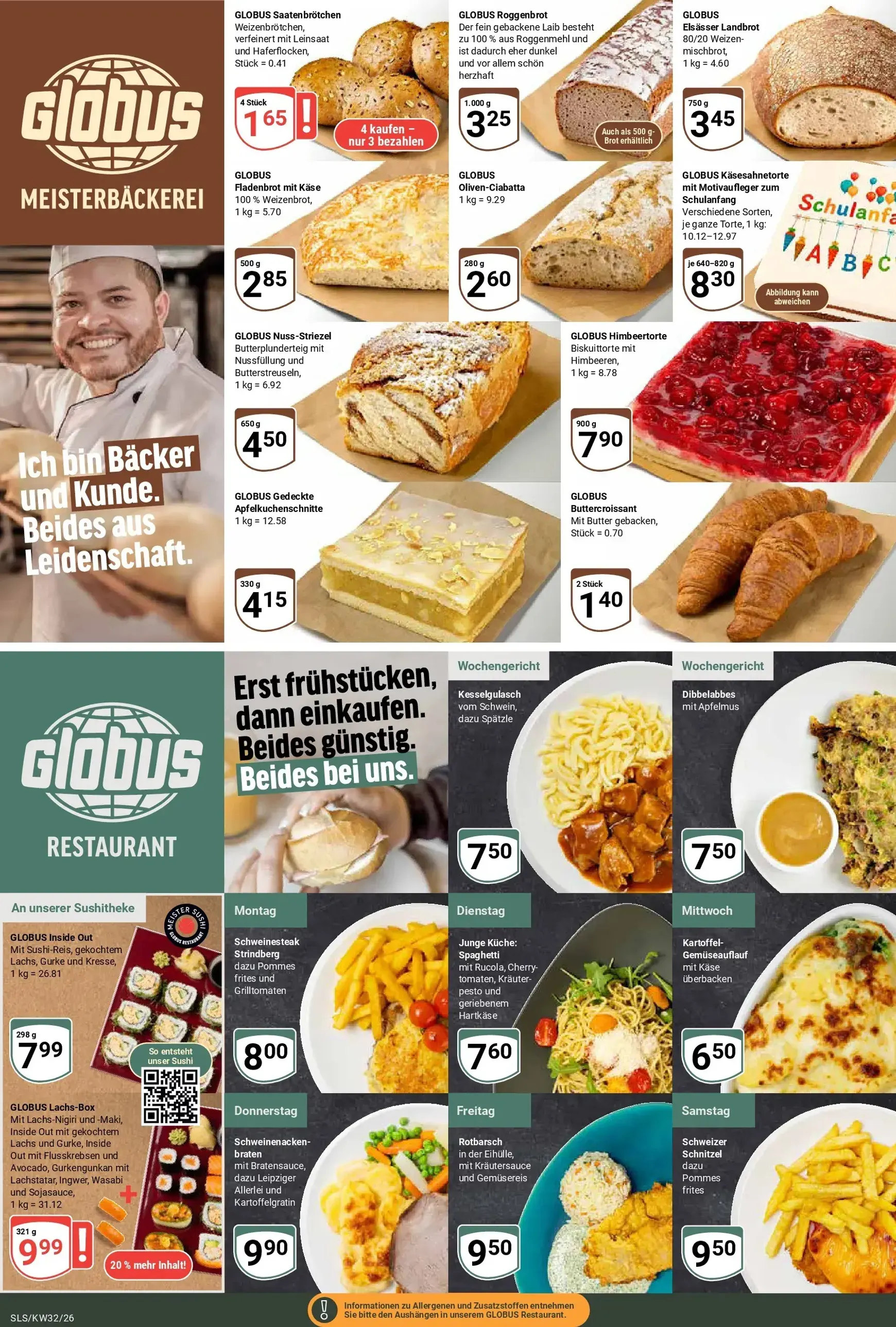 Globus Prospekt – von Montag 03.08.2026 bis Samstag 08.08.2026 von 3. August bis 8. August 2026 - Prospekt seite 11