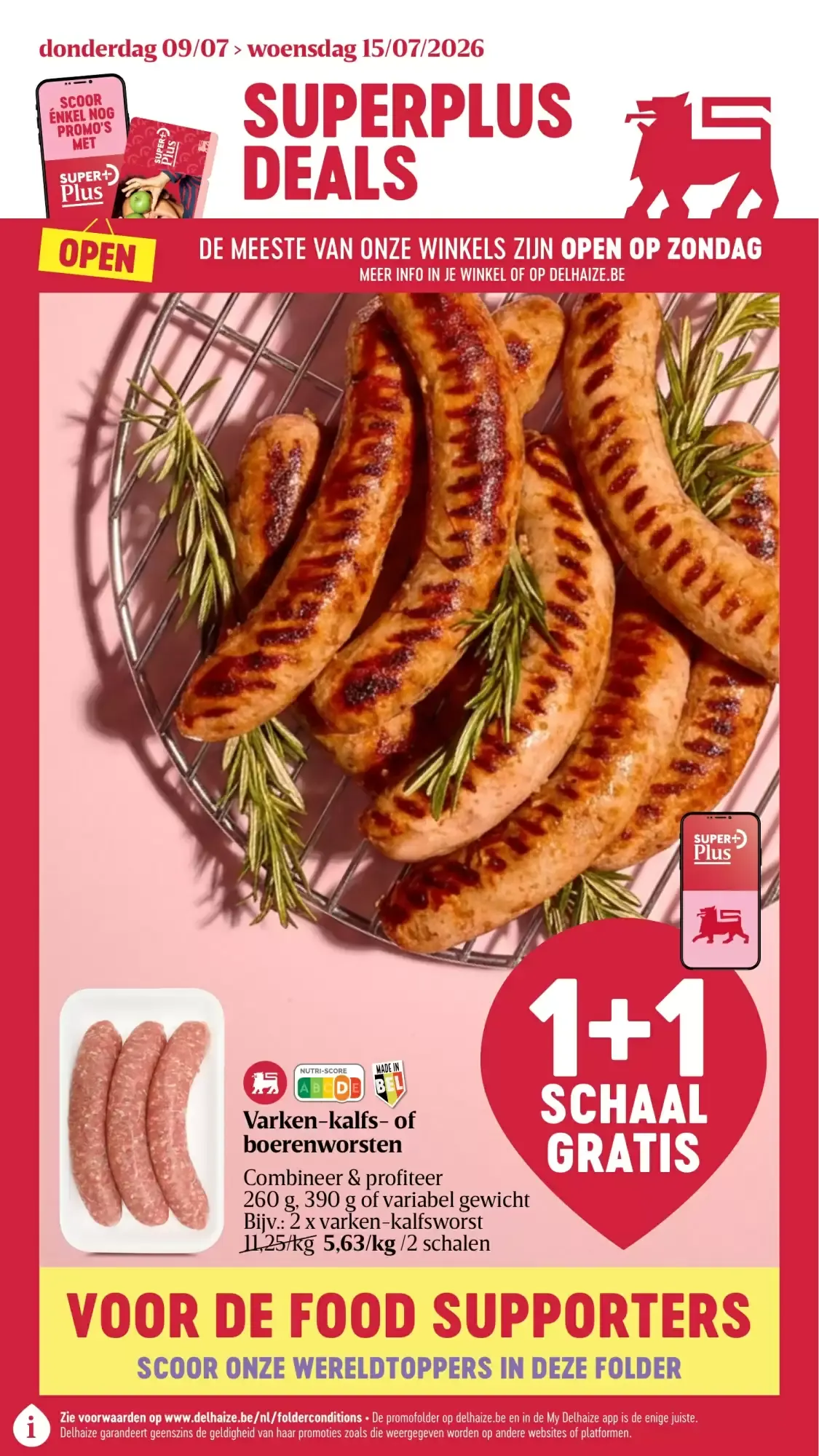 SUPERPLUS DEALS van 9 juli tot 15 juli 2026 - folder pagina 1