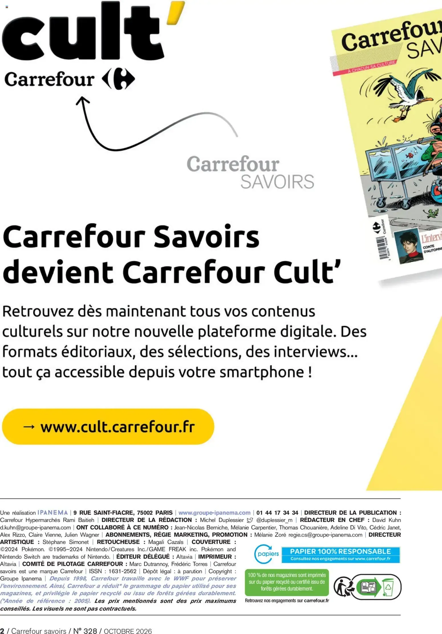 Carrefour SAVOIRS du 1 octobre au 31 octobre 2026 - Catalogue page 2