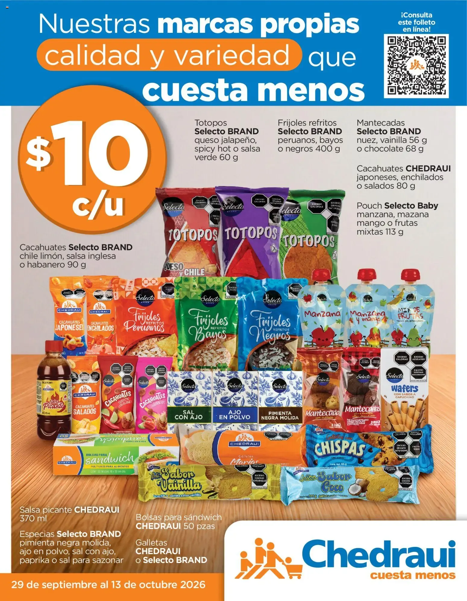 Catálogo de Chedraui folleto Festival marca propia (29/09/2026 - 13/10/2026) - catálogo en línea 29 de septiembre al 13 de octubre 2026 - Pagina 1