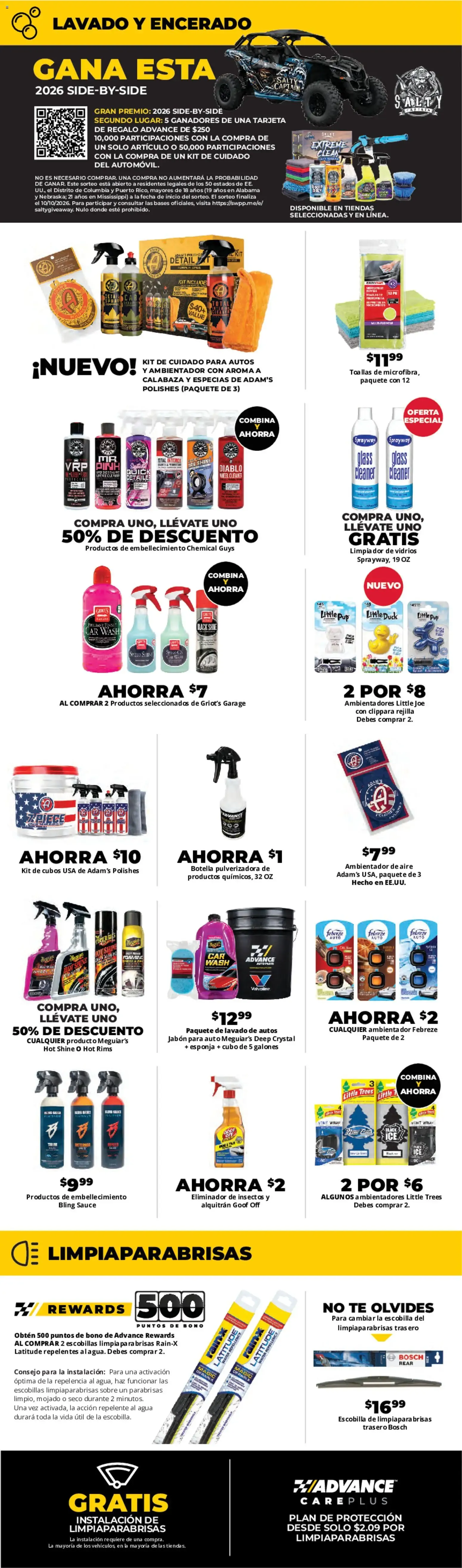 Weekly promotion Advance Auto Parts Weekly Ad from 08/16/2026 - Flyer spanning from August 16 to September 12 2026 - Page 5 for Catalogue 365