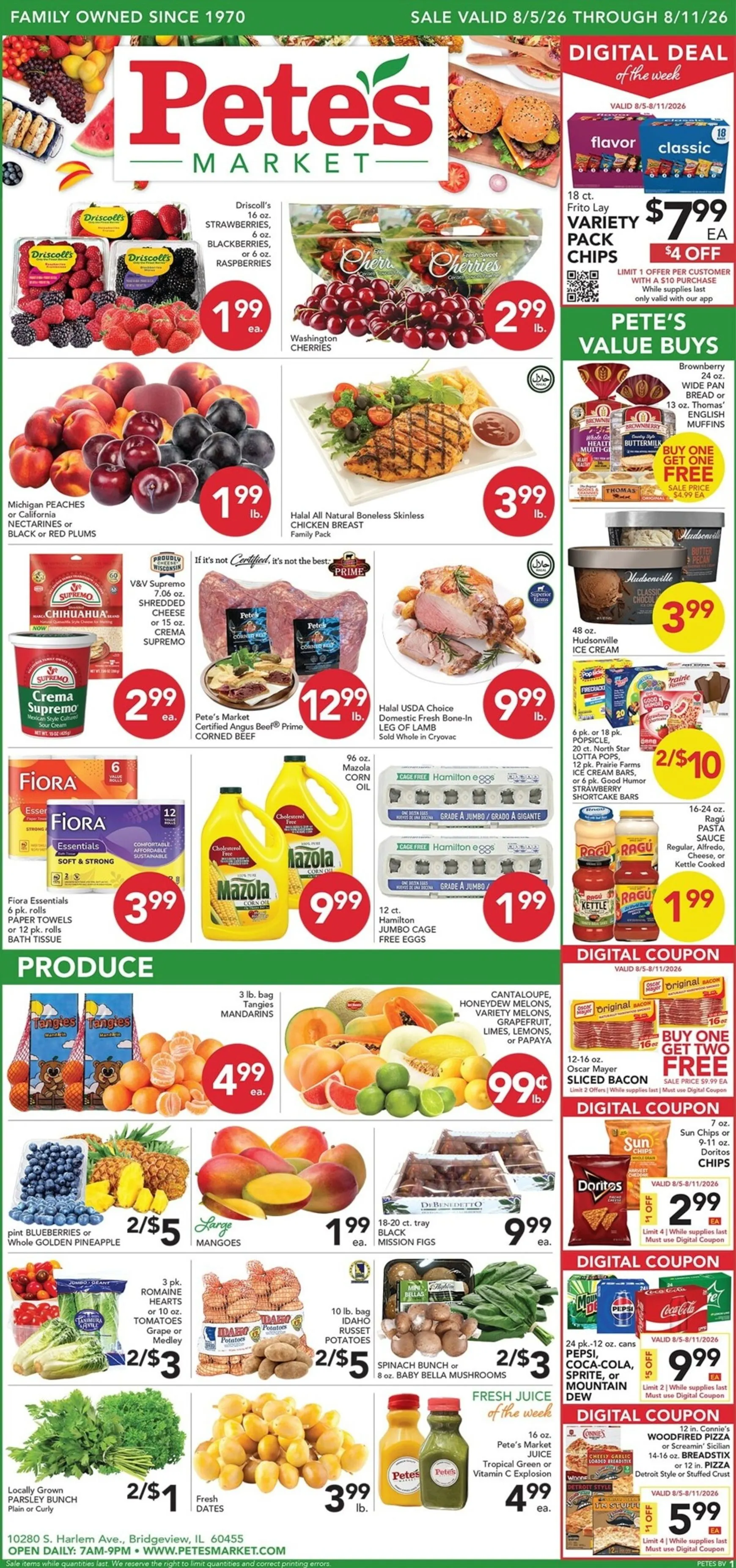 Weekly ad Pete's Market from August 5 to August 11 2026 - Page 1