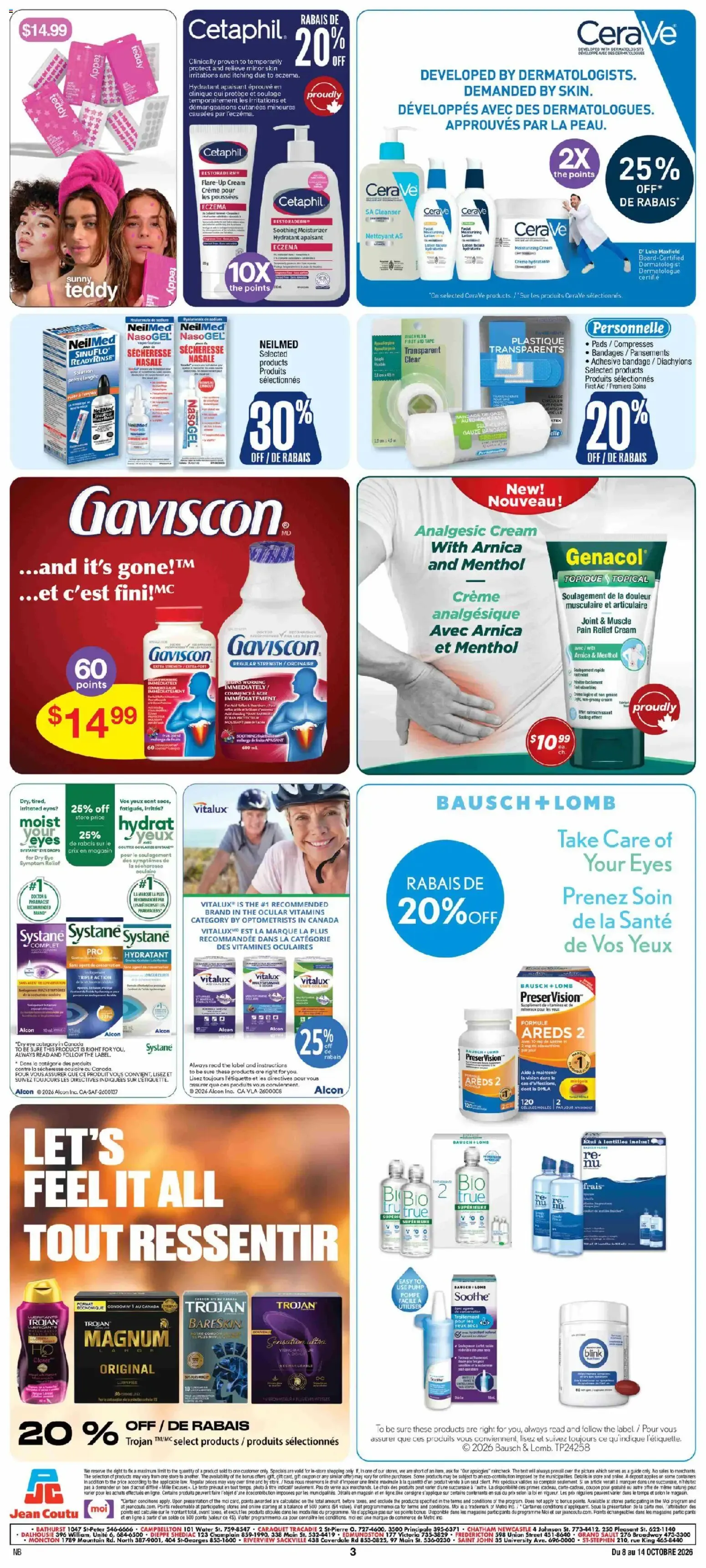 Jean Coutu flyer - Pharma Booklet from Oct 8, 2026 > weekly specials & deals from October 8 to October 14 2026 - flyer page 3