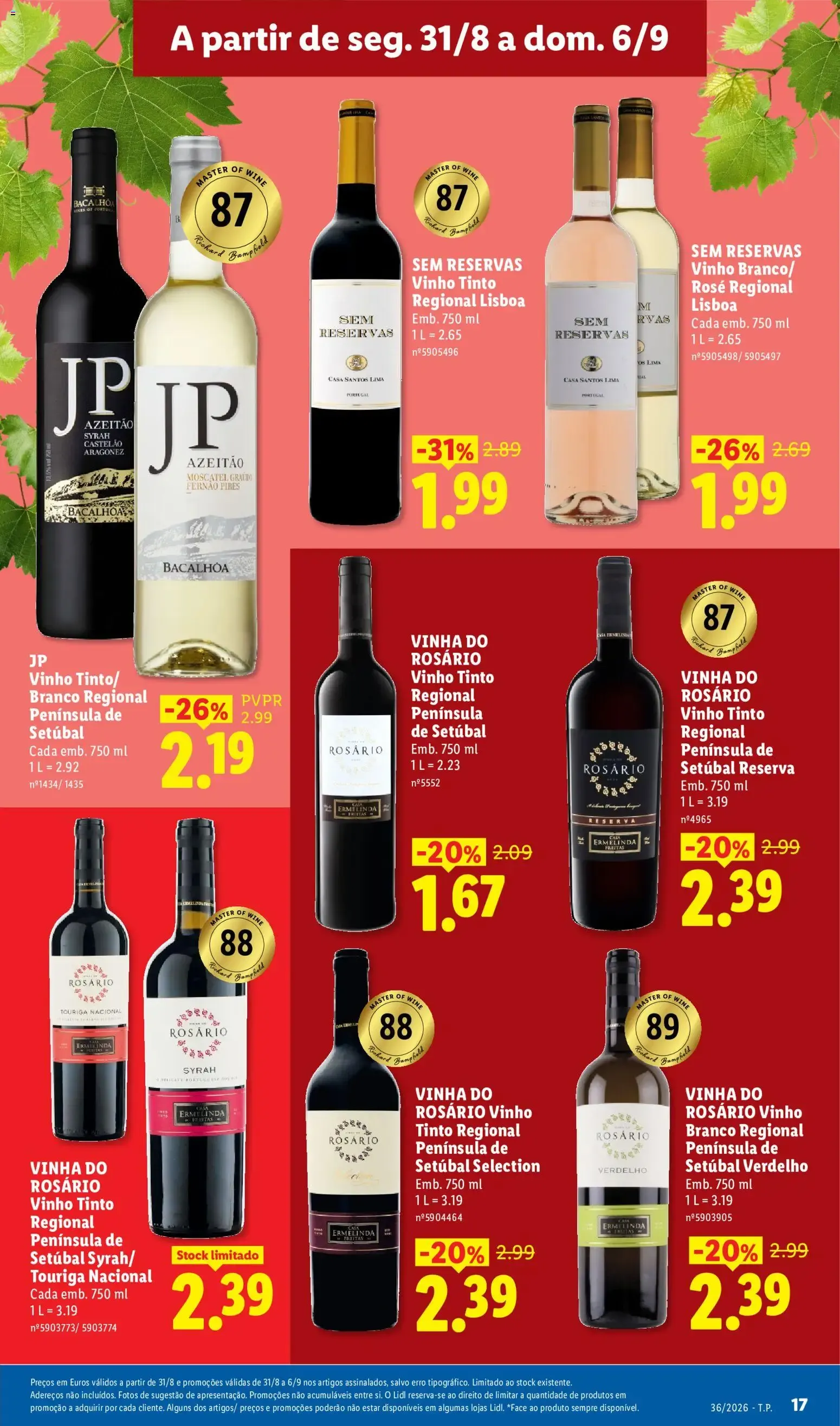 Folheto Lidl Poupança de 31 de agosto até 6 de setembro 2026 - Pagina 17