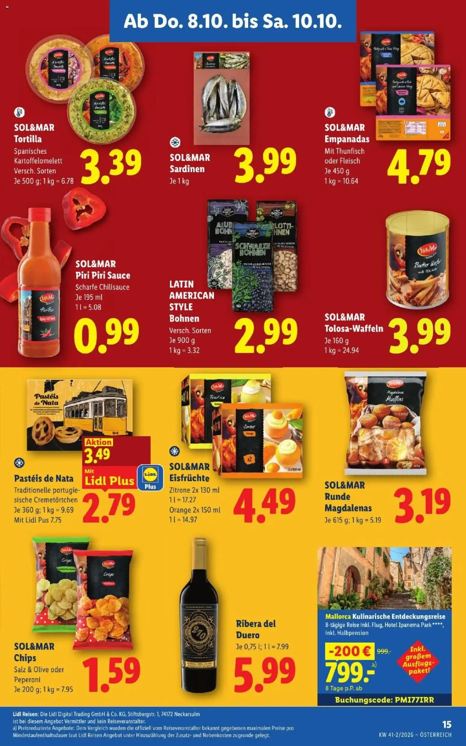 Lidl Flugblatt ab 08.10.2026 - Angebote ab donnerstag von 8. Oktober bis 10. Oktober 2026 - Flugblätt seite  17