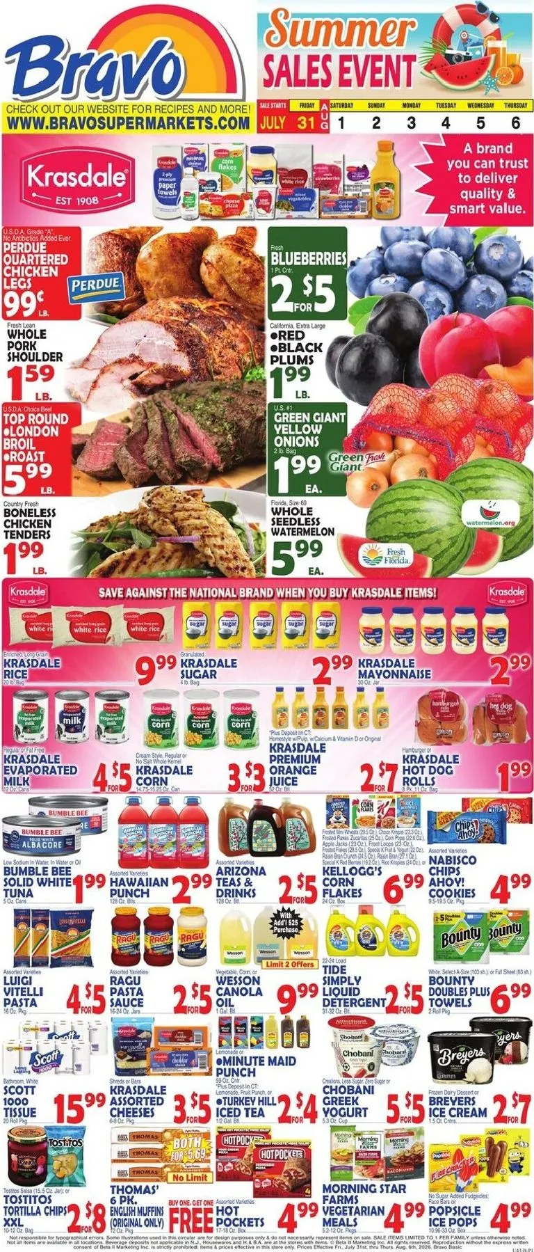 Weekly ad Summer SALES EVENT from July 31 to August 6 2026 - Page 1