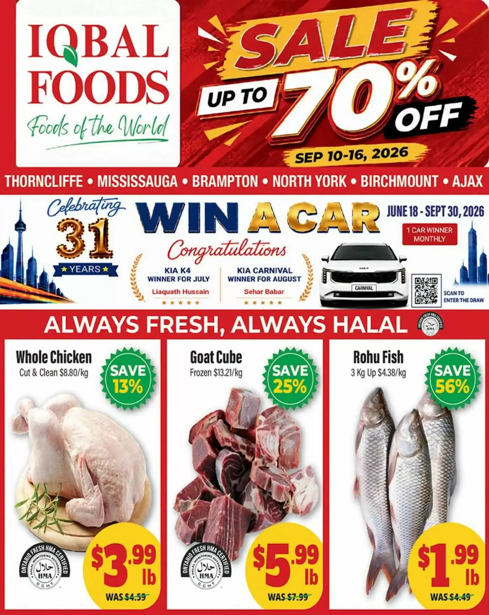 Iqbal Foods flyer