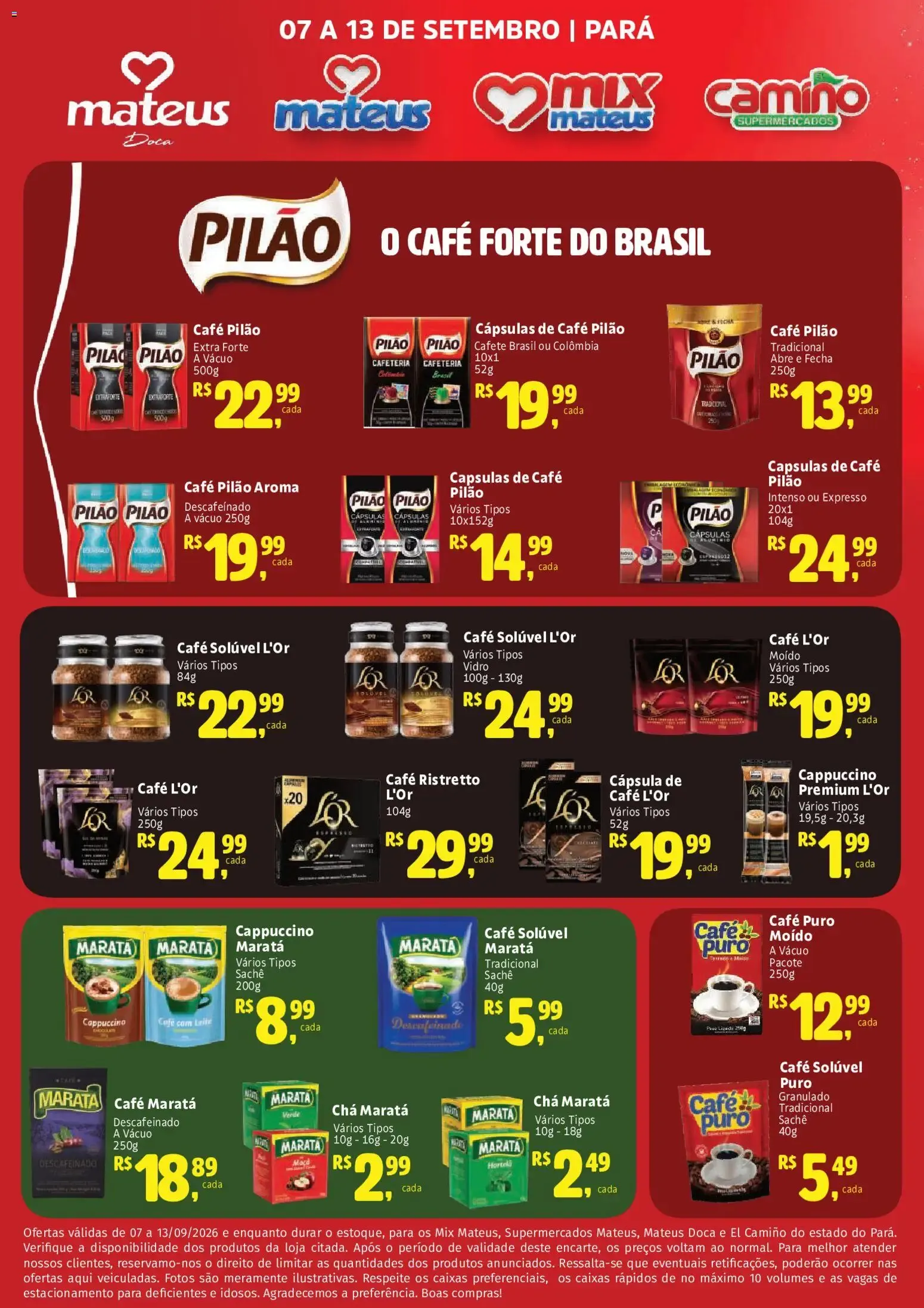 Encarte de Mateus: O Café Forte do Brasil 7 de setembro até 13 de setembro 2026 - Pagina 1