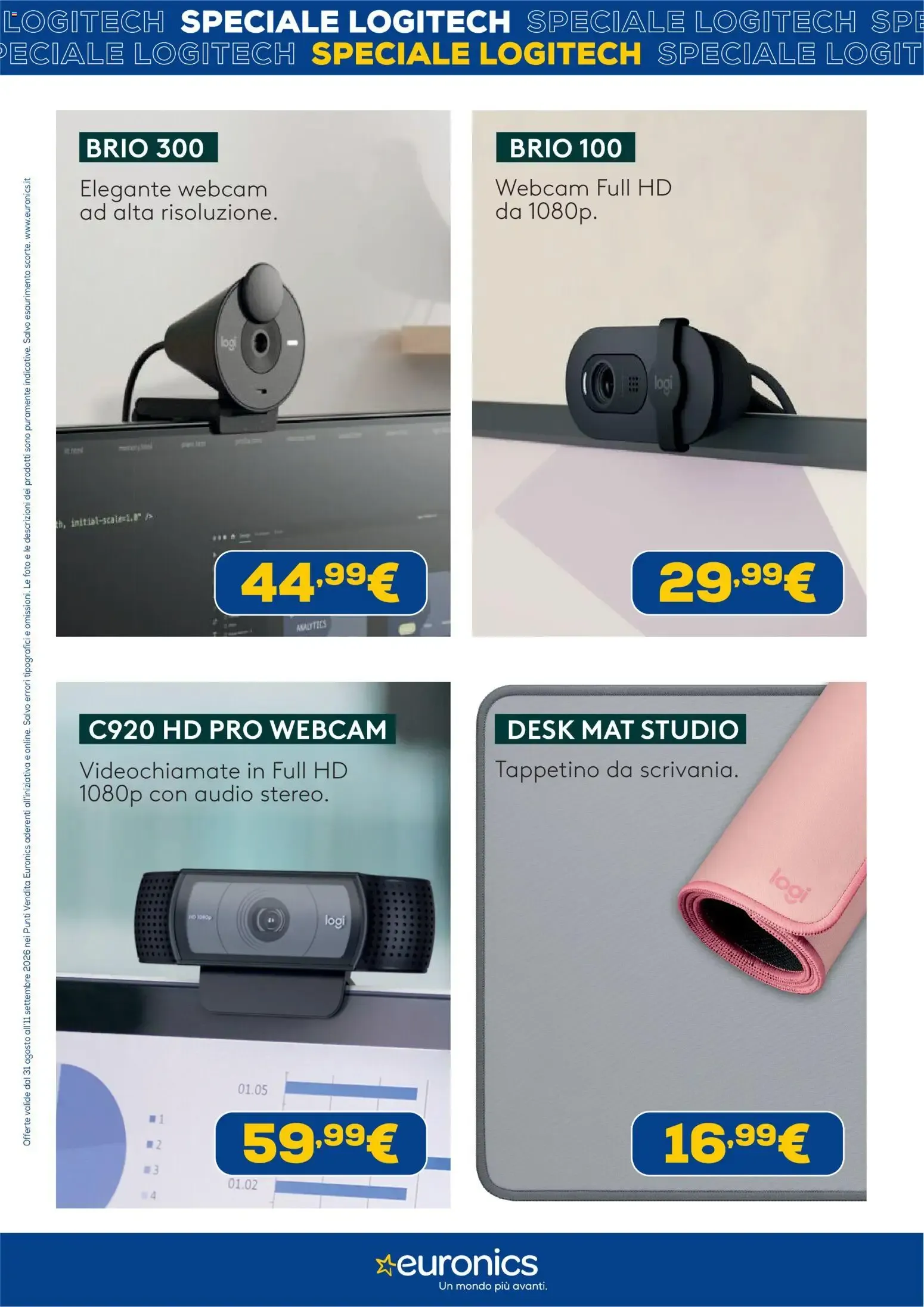 Euronics Tech: Speciale Logitech da 31 agosto a 11 settembre di 2026 - Pagina del volantino 7