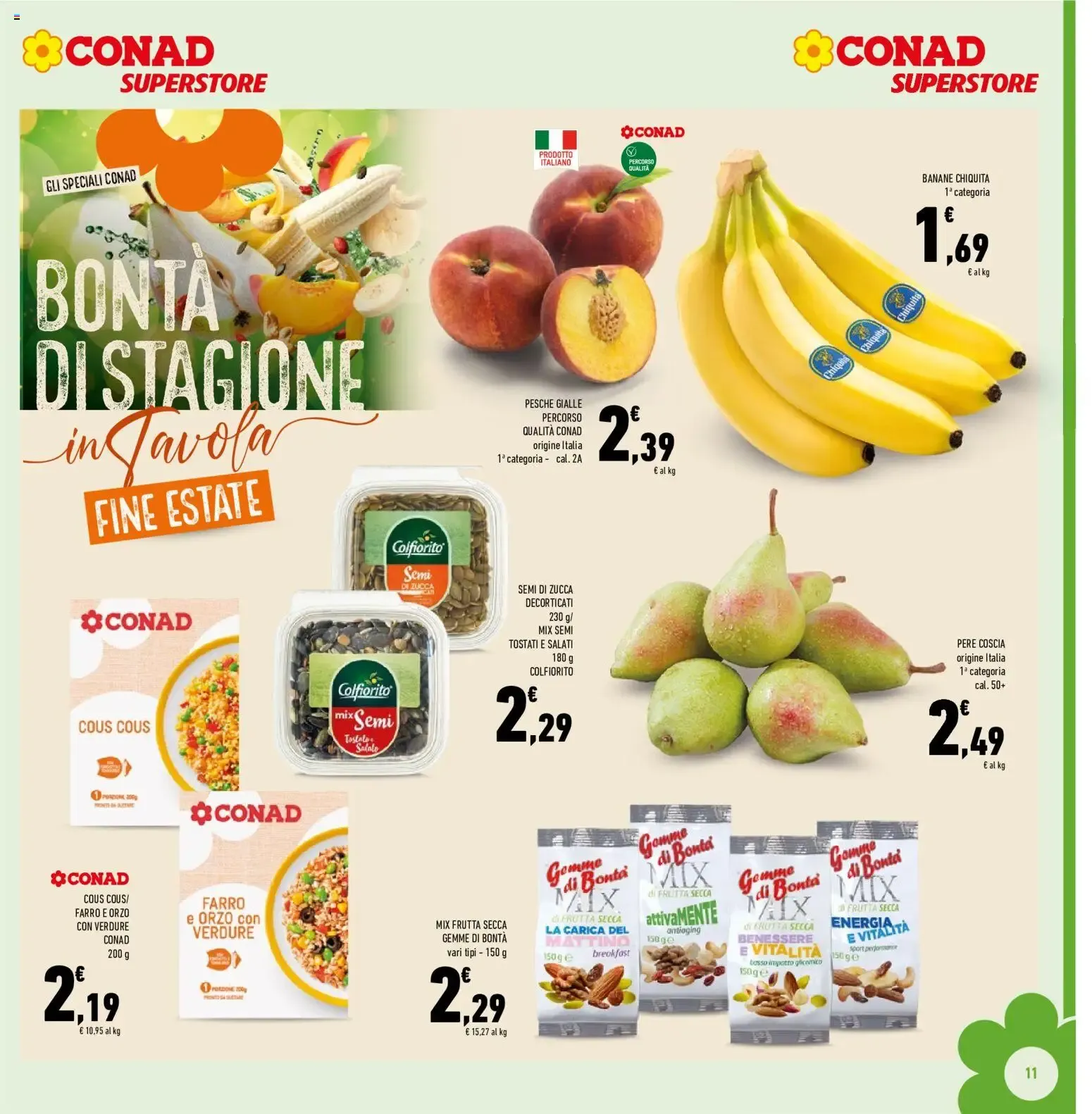 Volantino Conad dal 26/08/2026 > Anteprima da 26 agosto a 6 settembre di 2026 - Pagina del volantino 11