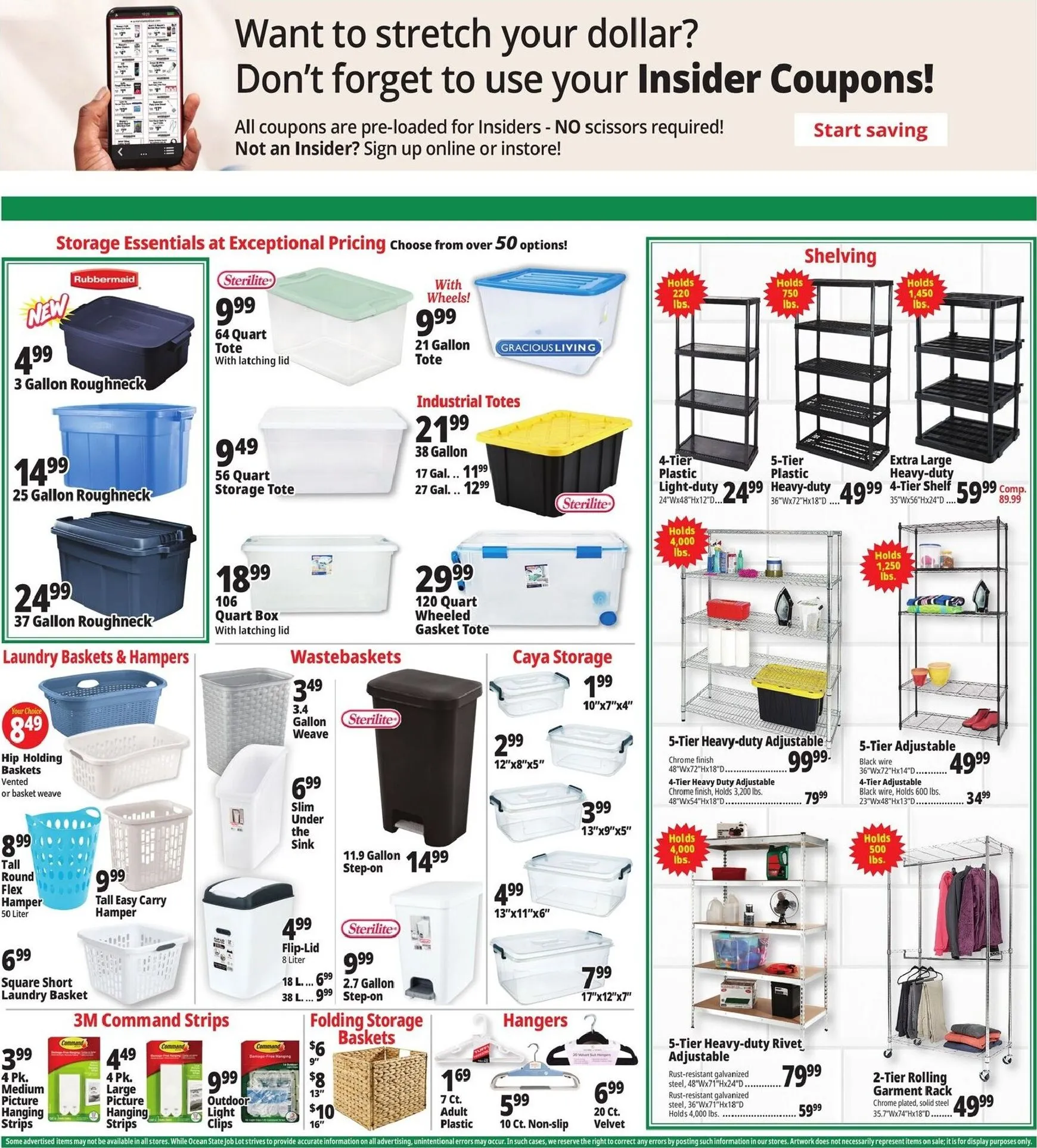 Weekly promotion Current Ocean State Job Lot leaflet valid from Thursday 08/13/2026 to Wednesday 08/19/2026 spanning from August 13 to August 19 2026 - Page 10 for Catalogue 365