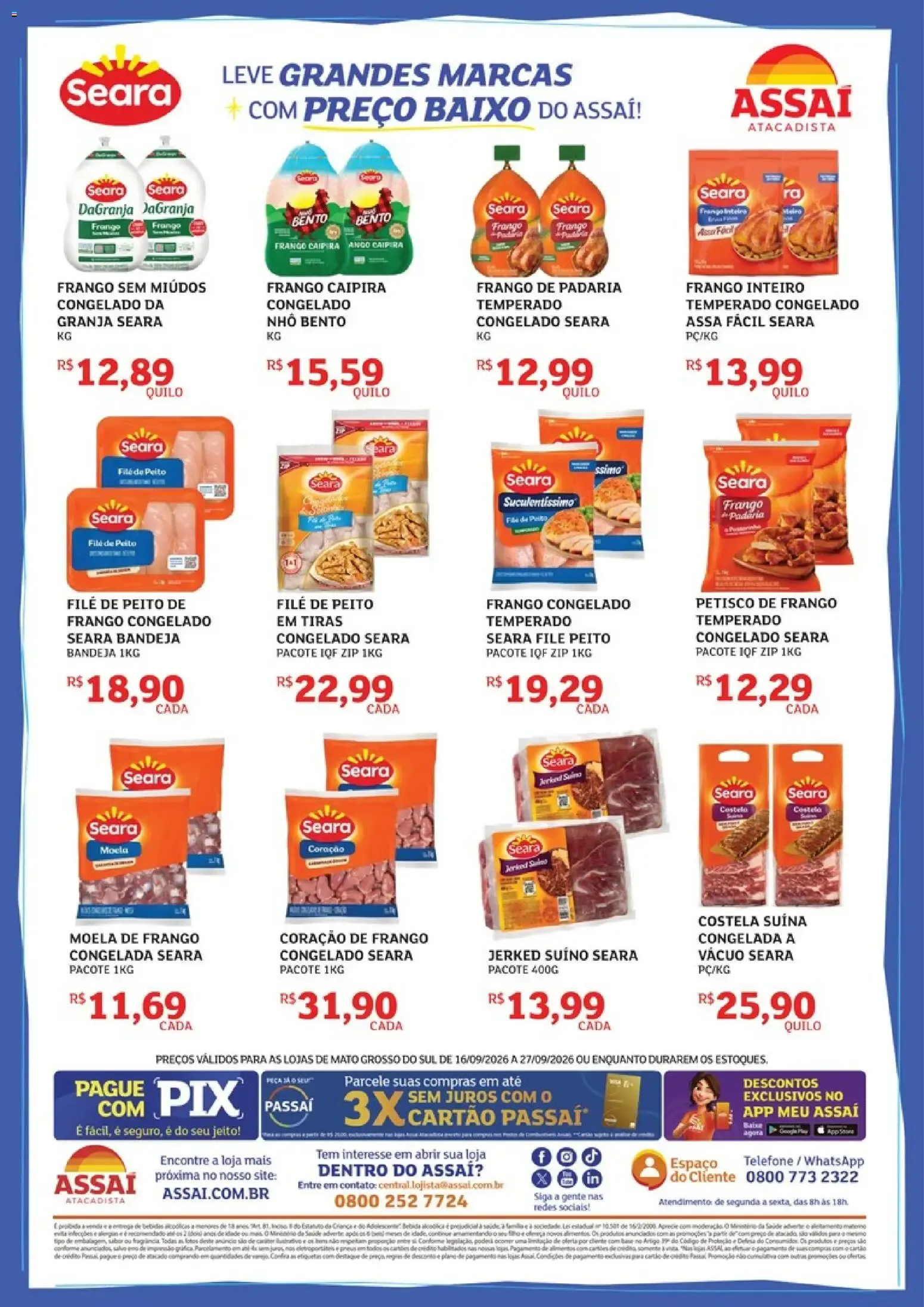 Encarte de Assaí Atacadista ofertas - MS de 16/09/2026 | Promoções Online 16 de setembro até 27 de setembro 2026 - Pagina 2