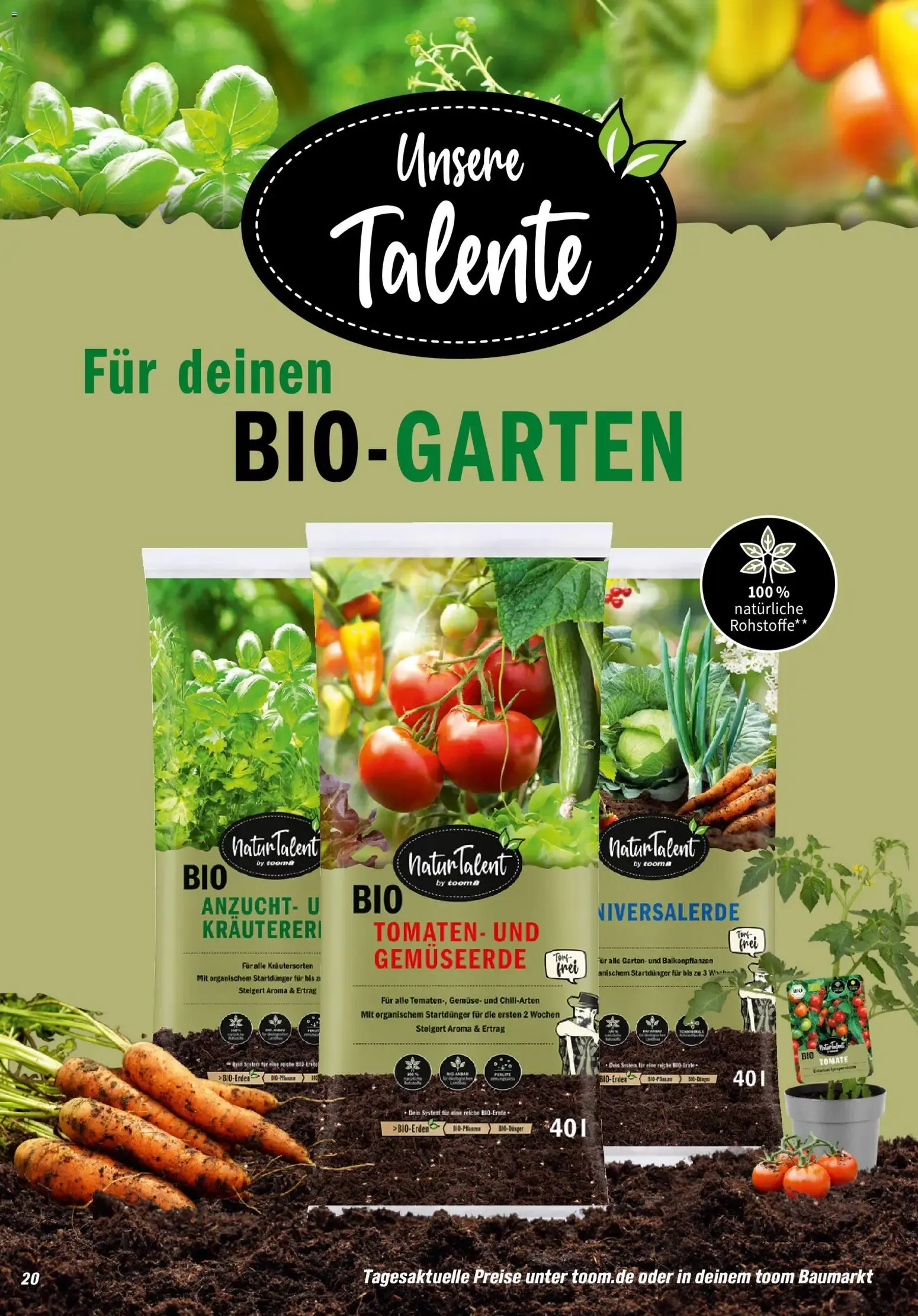 Toom Baumarkt Gewächshäuser & Anzucht 2026 von 1. Januar bis 31. Dezember 2026 - Prospekt seite 20