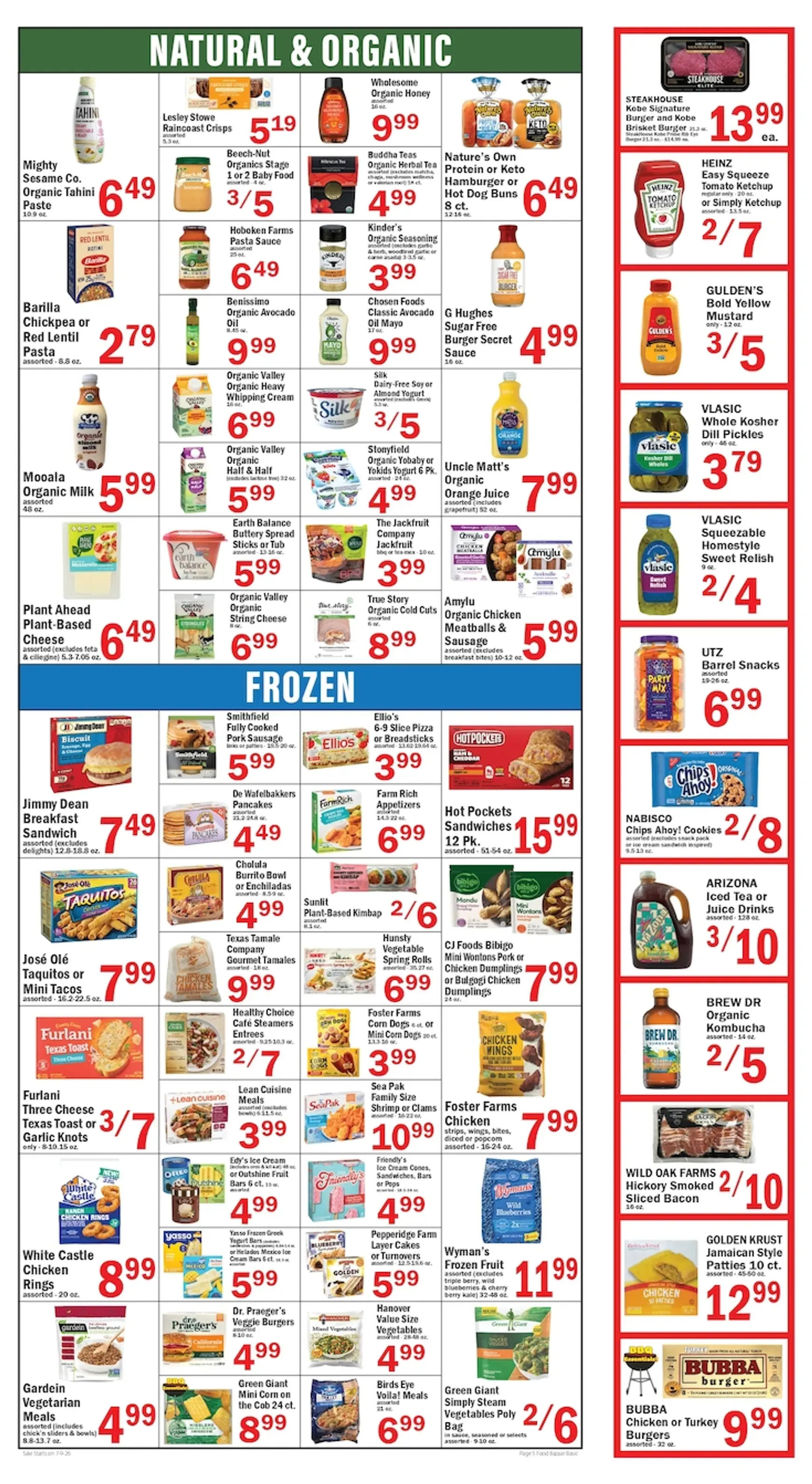 Weekly ad Current Food Bazaar leaflet valid from Thursday 07/09/2026 to Wednesday 07/15/2026 from July 9 to July 15 2026 - Page 5