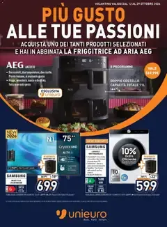 Unieuro: Più Gusto alle Tue Passioni (Volantino)