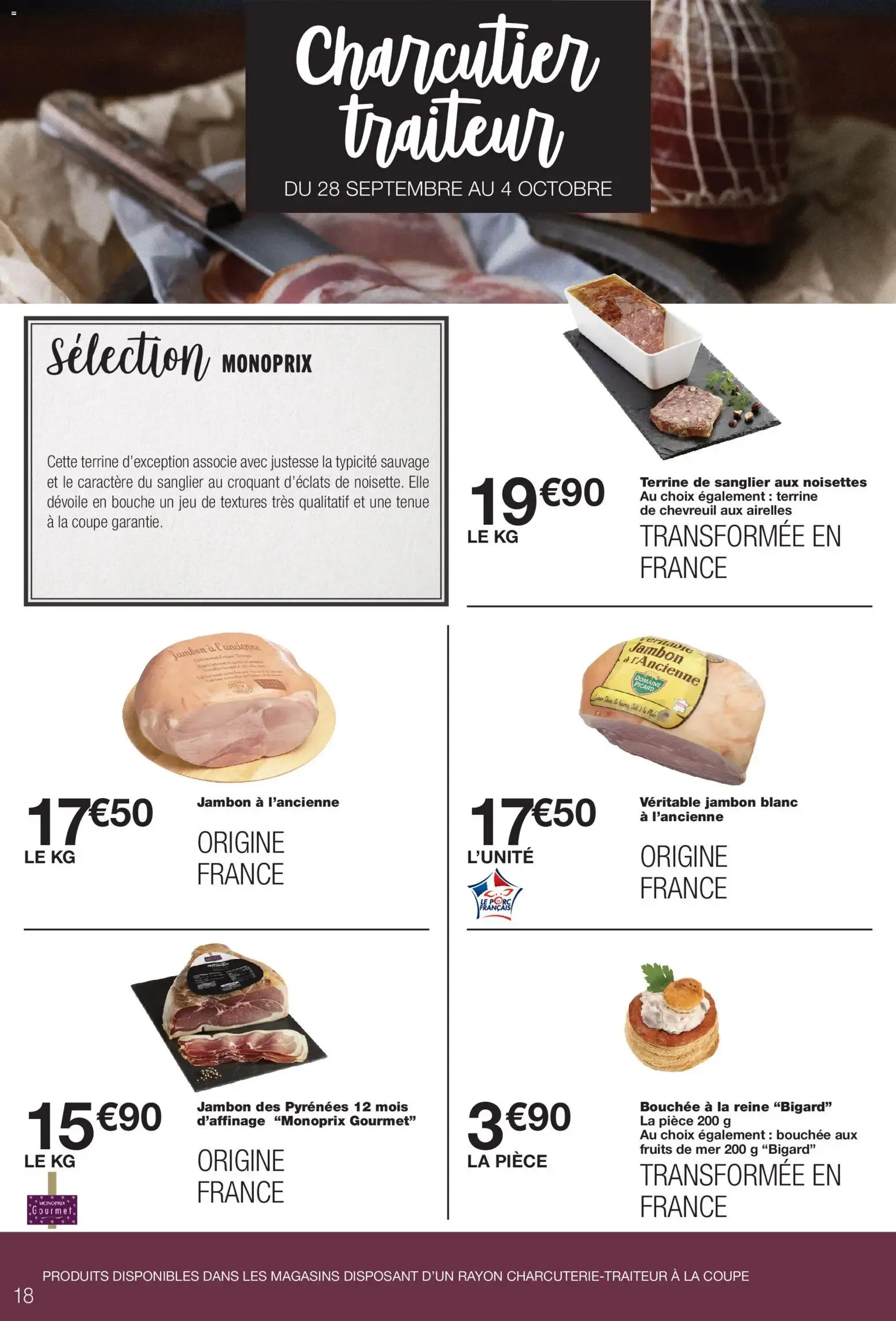 Monoprix catalogue à partir du 22/09/2026 - promo en ligne du 22 septembre au 4 octobre 2026 - Catalogue page 18
