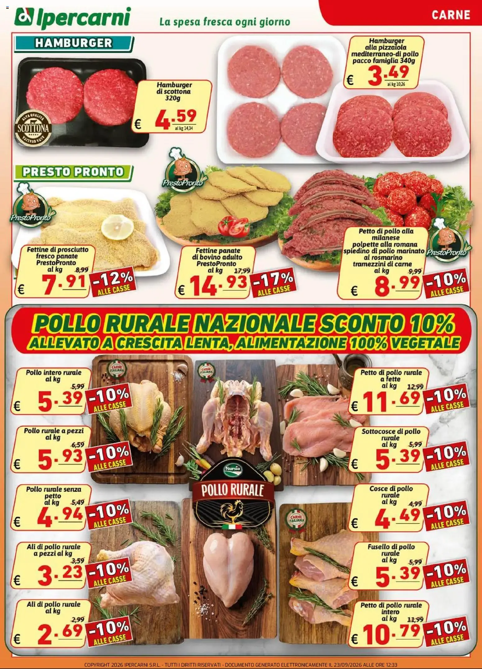 Ipercarni volantino dal 23/09/2026 - online Offerte da 23 settembre a 1 ottobre di 2026 - Pagina del volantino 3