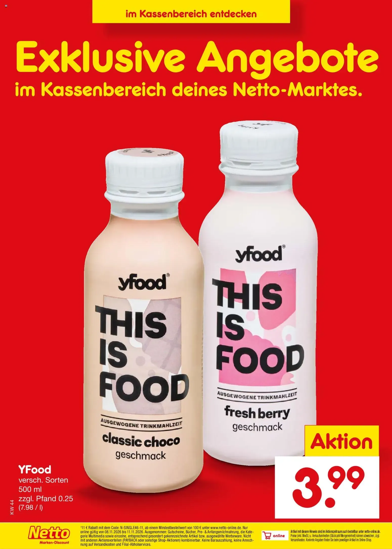 Netto Marken-Discount Prospekt (ab 26.10.2026) » Angebote von 26. Oktober bis 30. Oktober 2026 - Prospekt seite 47