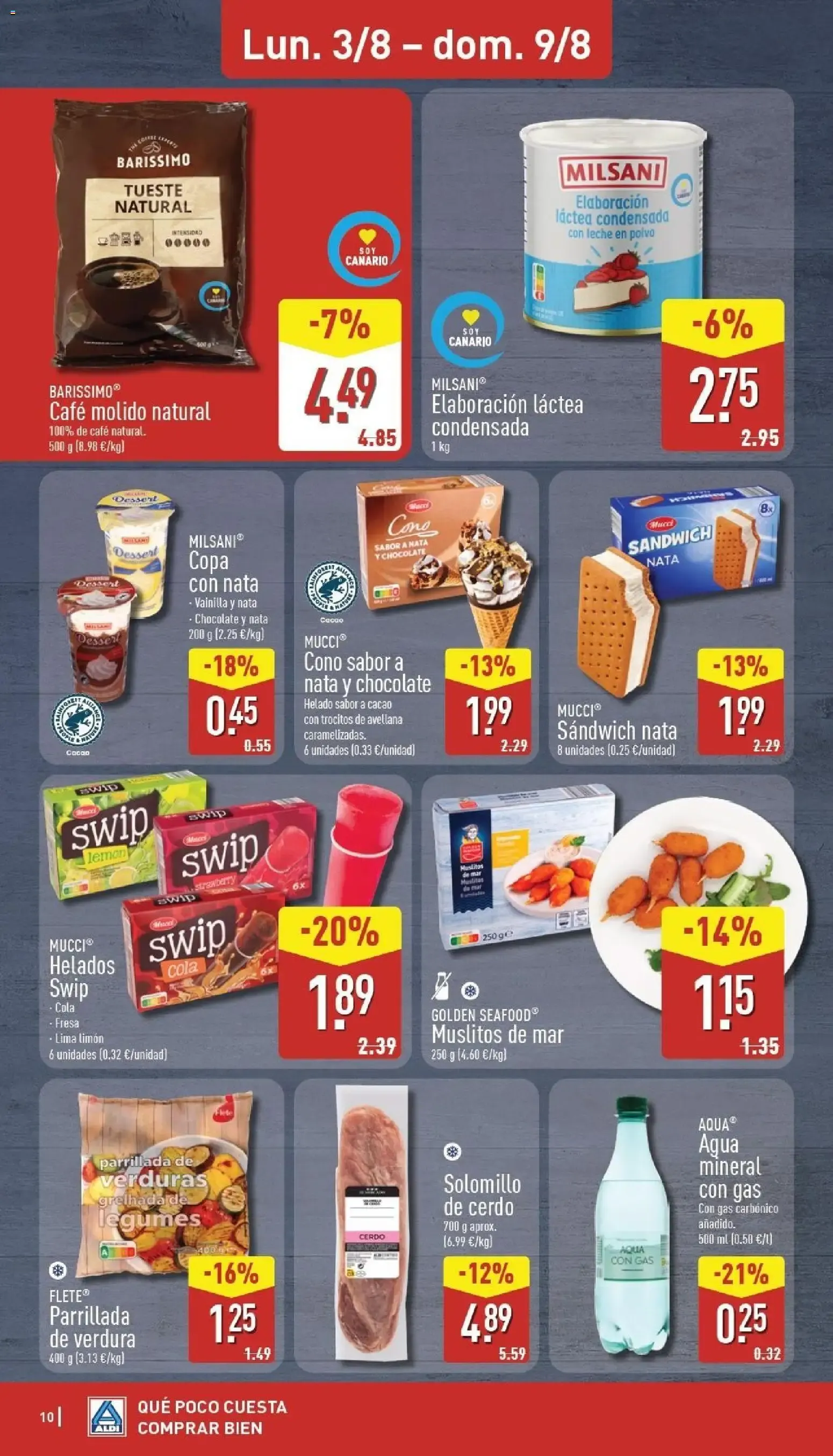 Catálogo de Aldi: Frescura a precios para tirarse a la piscina 3 de agosto al 9 de agosto 2026 - Página 10