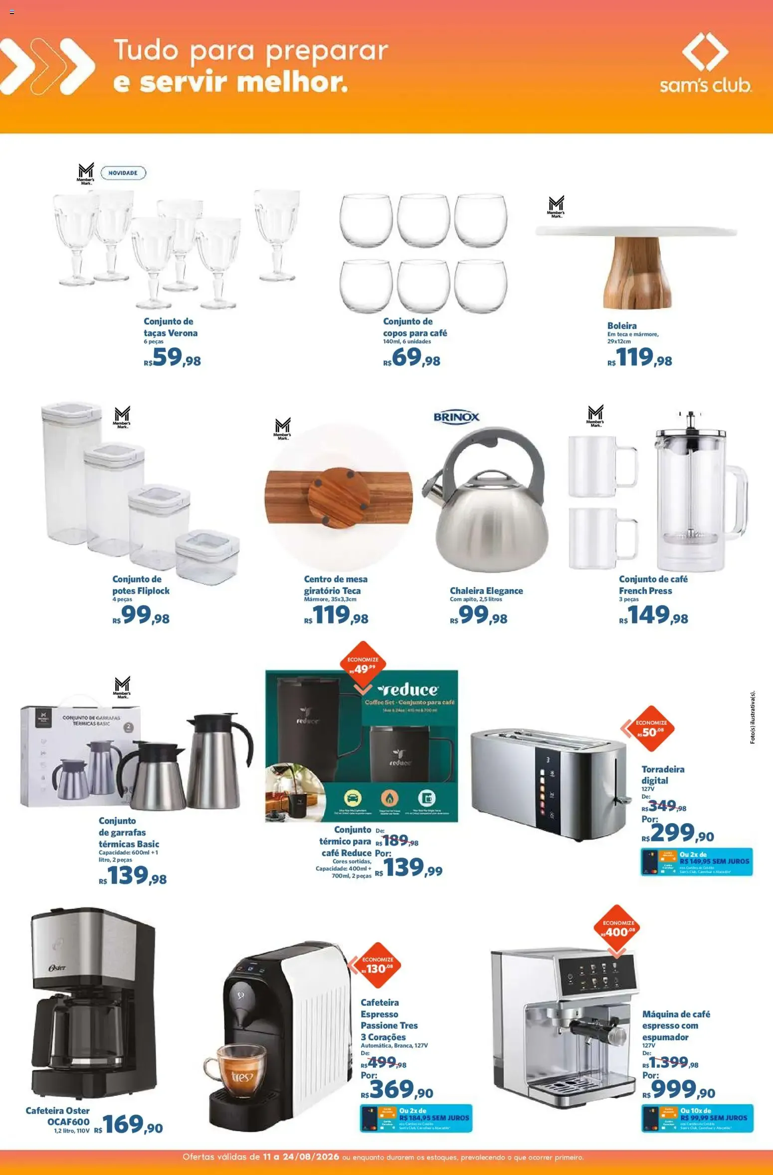 Encarte de Sam's Club ofertas Café de 11/08/2026 | Promoções Online 11 de agosto até 24 de agosto 2026 - Pagina 12