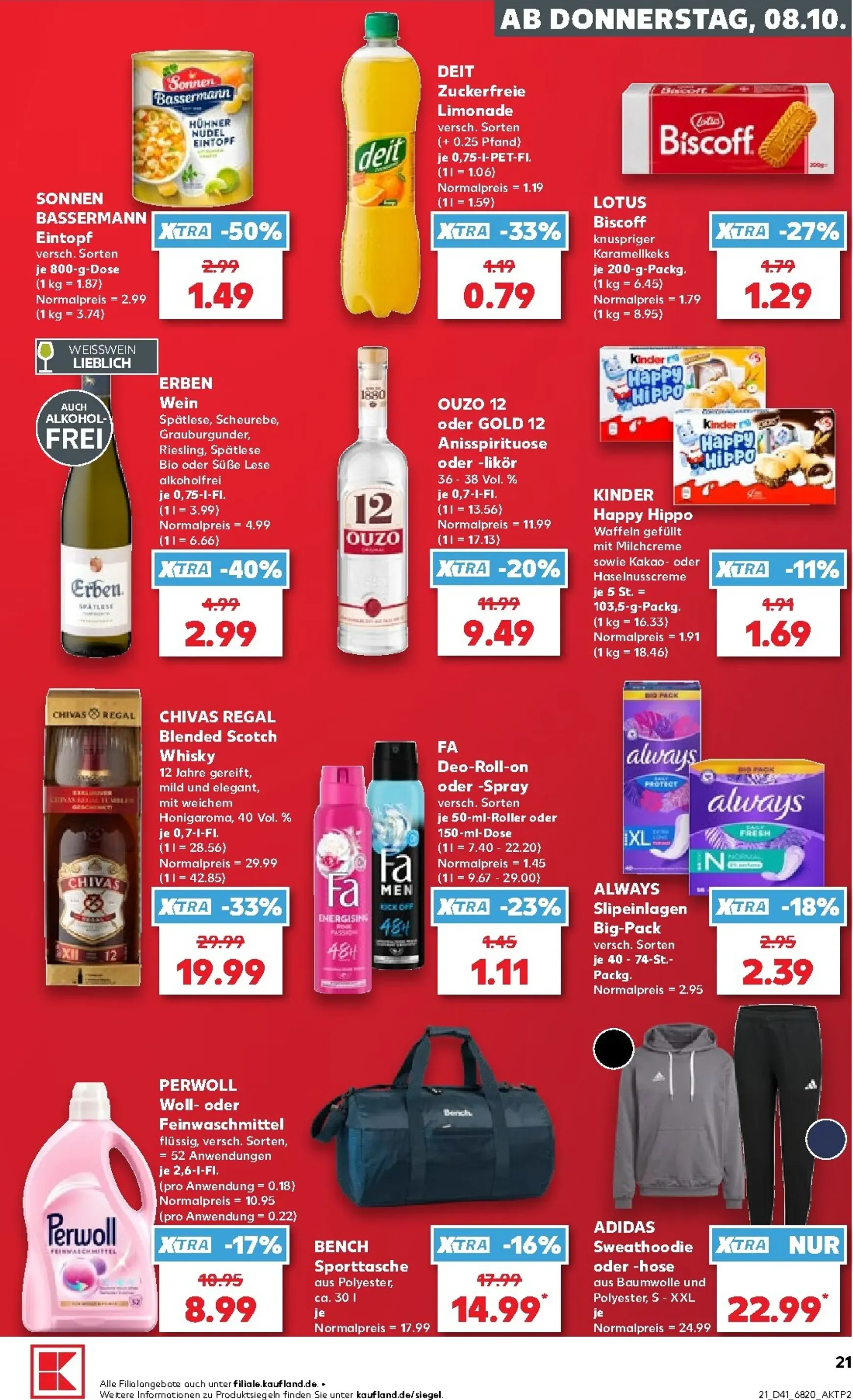 Neuer Kaufland Prospekt – von Donnerstag 08.10.2026 bis Mittwoch 14.10.2026 von 8. Oktober bis 14. Oktober 2026 - Prospekt seite 22
