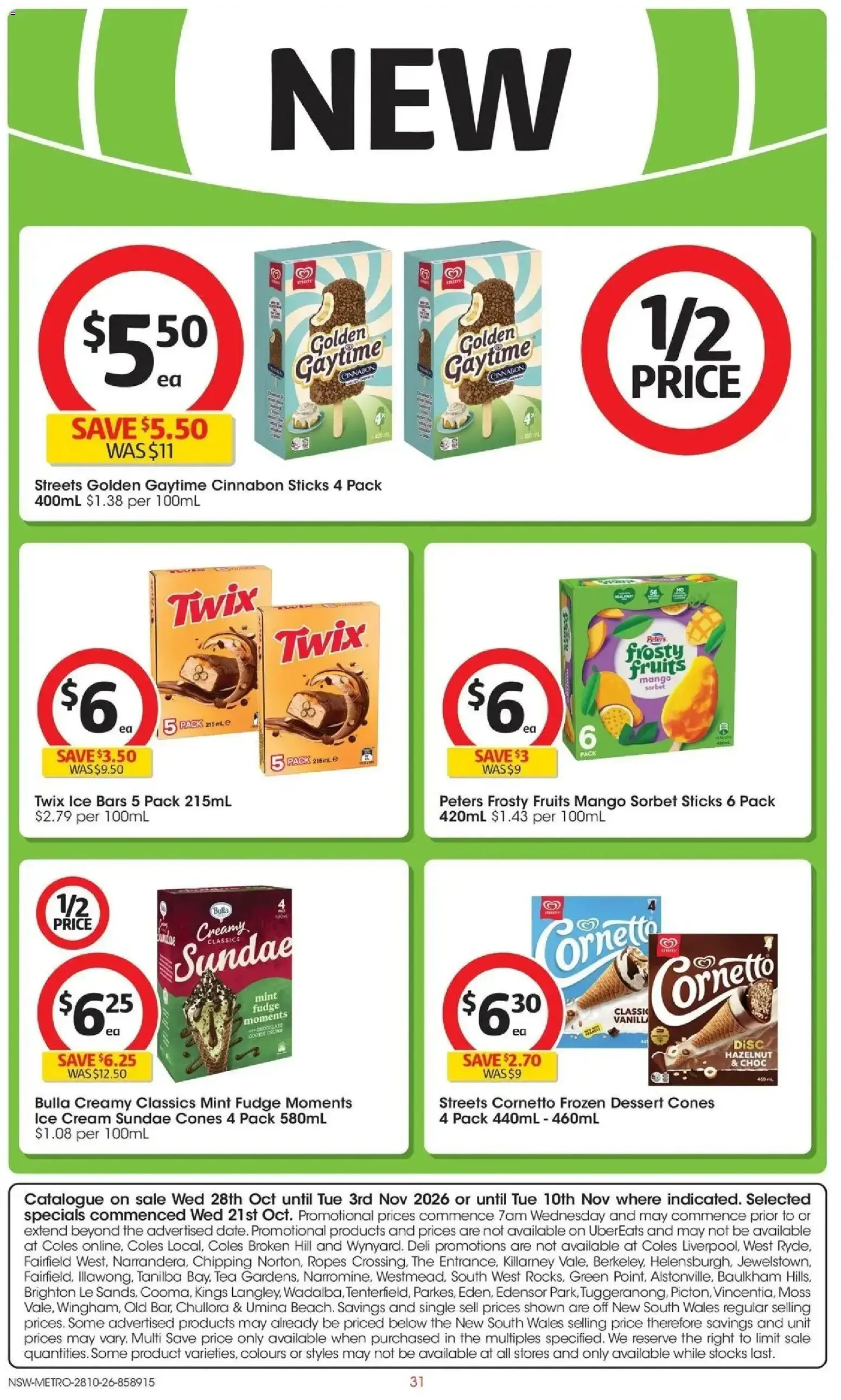 Coles Halloween 👻 catalogue from 28/10/2026 - Catalogue valid from 28 October to 3 November 2026 - page 31