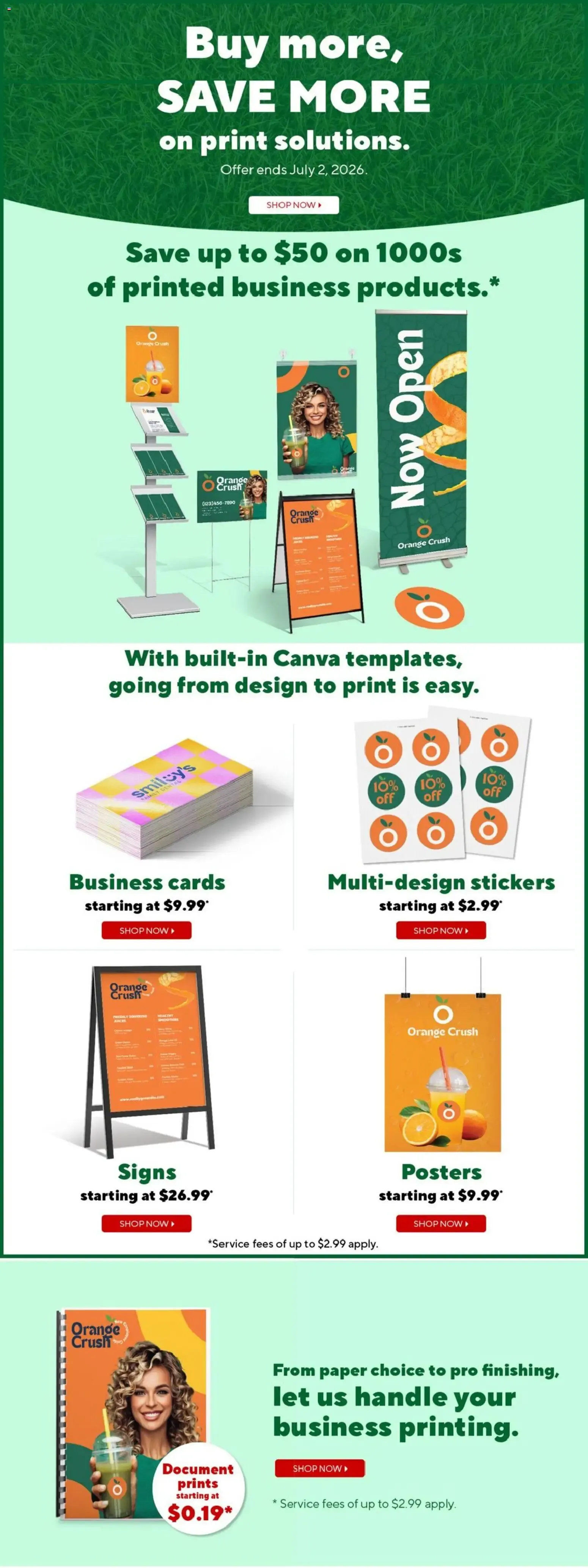Staples easy 3 days to save. from June 26 to June 28 2026 - flyer page 7