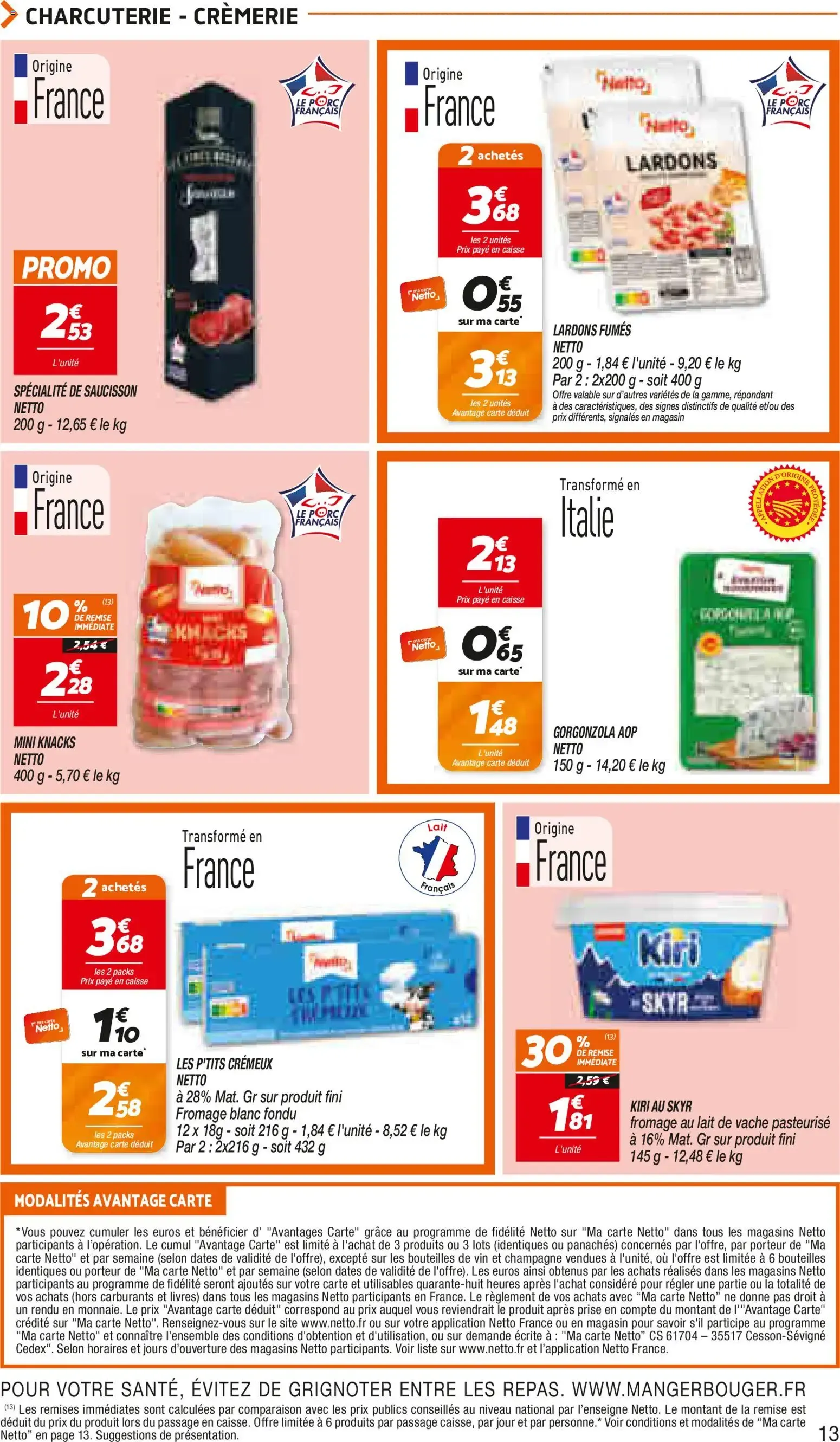 Netto catalogue à partir du 21/07/2026 - promo en ligne du 21 juillet au 3 août 2026 - Catalogue page 13