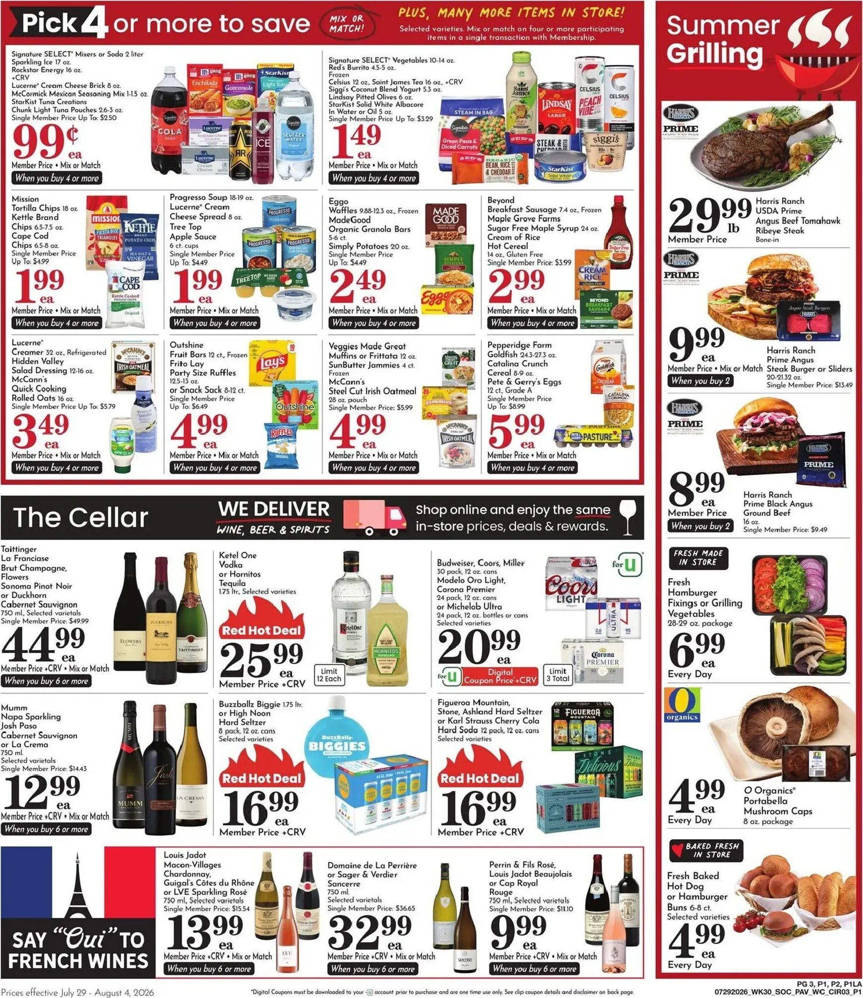 Weekly ad Current Pavilions leaflet valid from Wednesday 07/29/2026 to Tuesday 08/04/2026 from July 29 to August 4 2026 - Page 3
