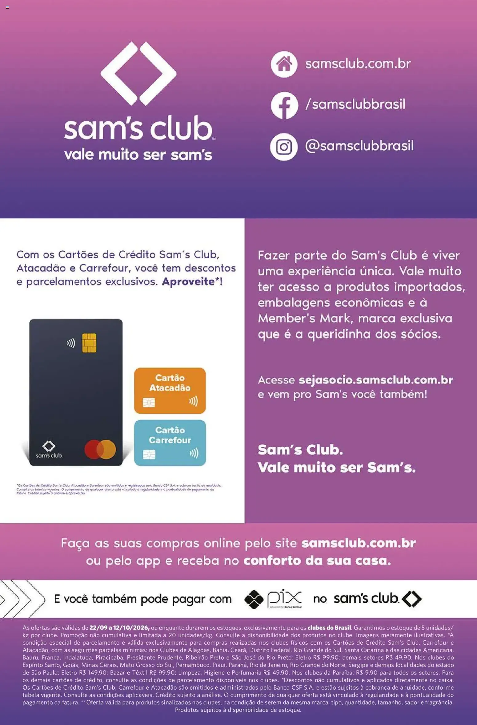 Encarte de Sam's Club ofertas Dia das Crianças de 22/09/2026 | Promoções Online 22 de setembro até 12 de outubro 2026 - Pagina 8
