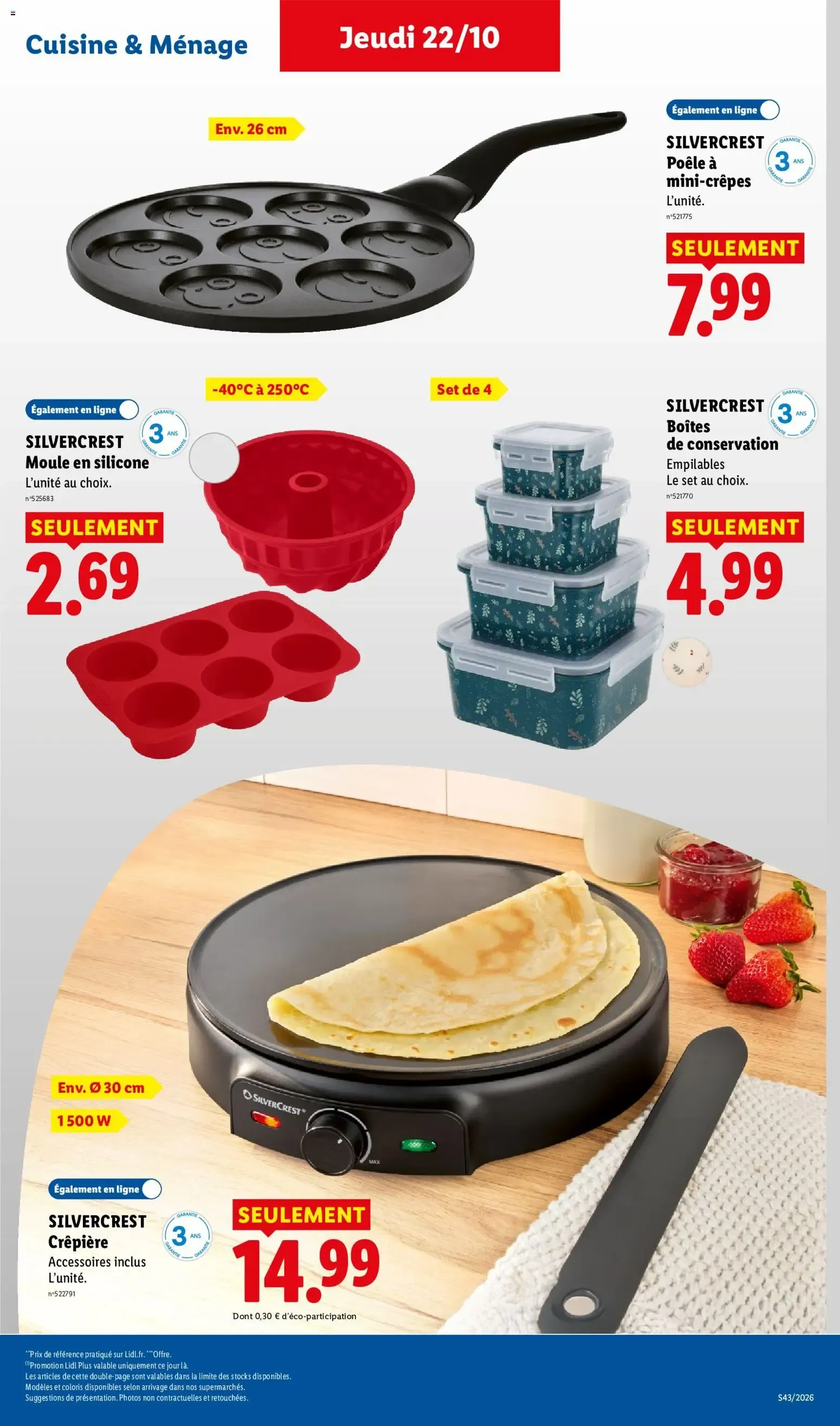 Lidl: Le Moins Toujours Plus du 22 octobre au 28 octobre 2026 - Catalogue page 45