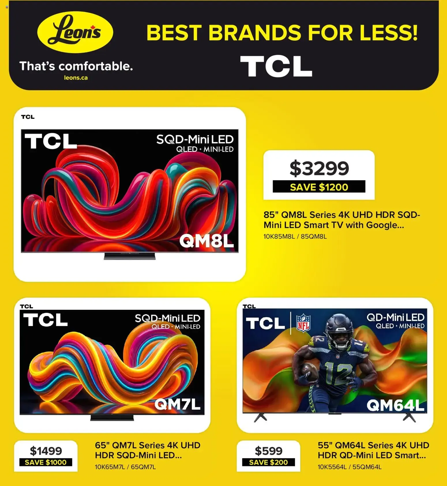 Leon's - BBFL eletronics from Sep 3, 2026 > weekly specials & deals from September 3 to September 9 2026 - flyer page 8