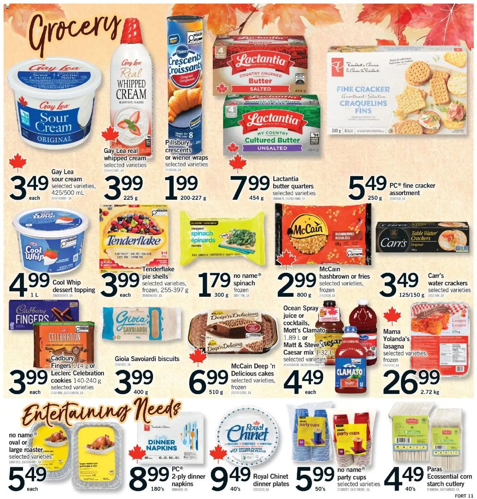 Fortinos weekly flyer / circulaire from Oct 8, 2026 > weekly specials & deals from October 9 to October 11 2026 - flyer page 12