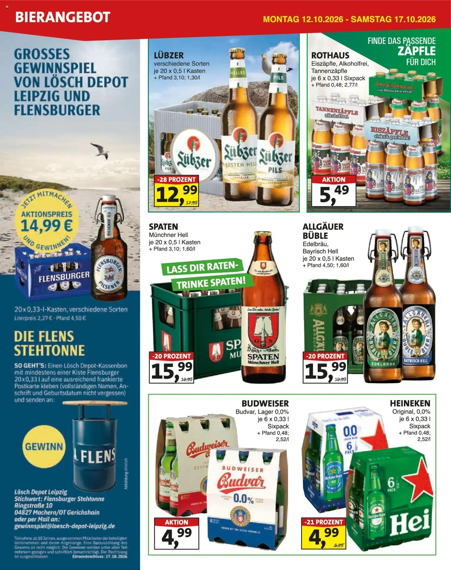 LÖSCH DEPOT DER GETRÄNKEMARKT von 12. Oktober bis 17. Oktober 2026 - Prospekt seite 2