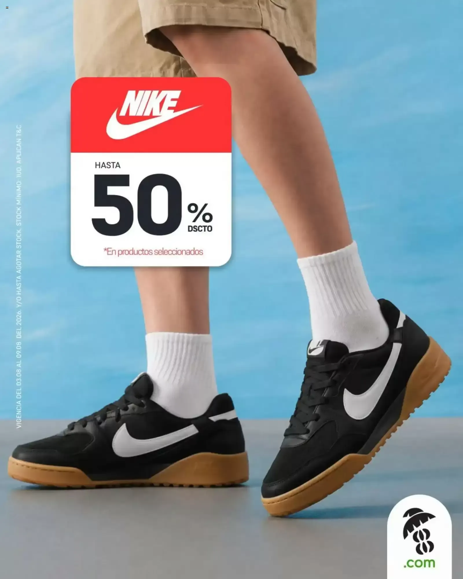 Catalogo de Nike: Hasta 50% de descuento 3 de agosto al 9 de agosto 2026 - Pag 1