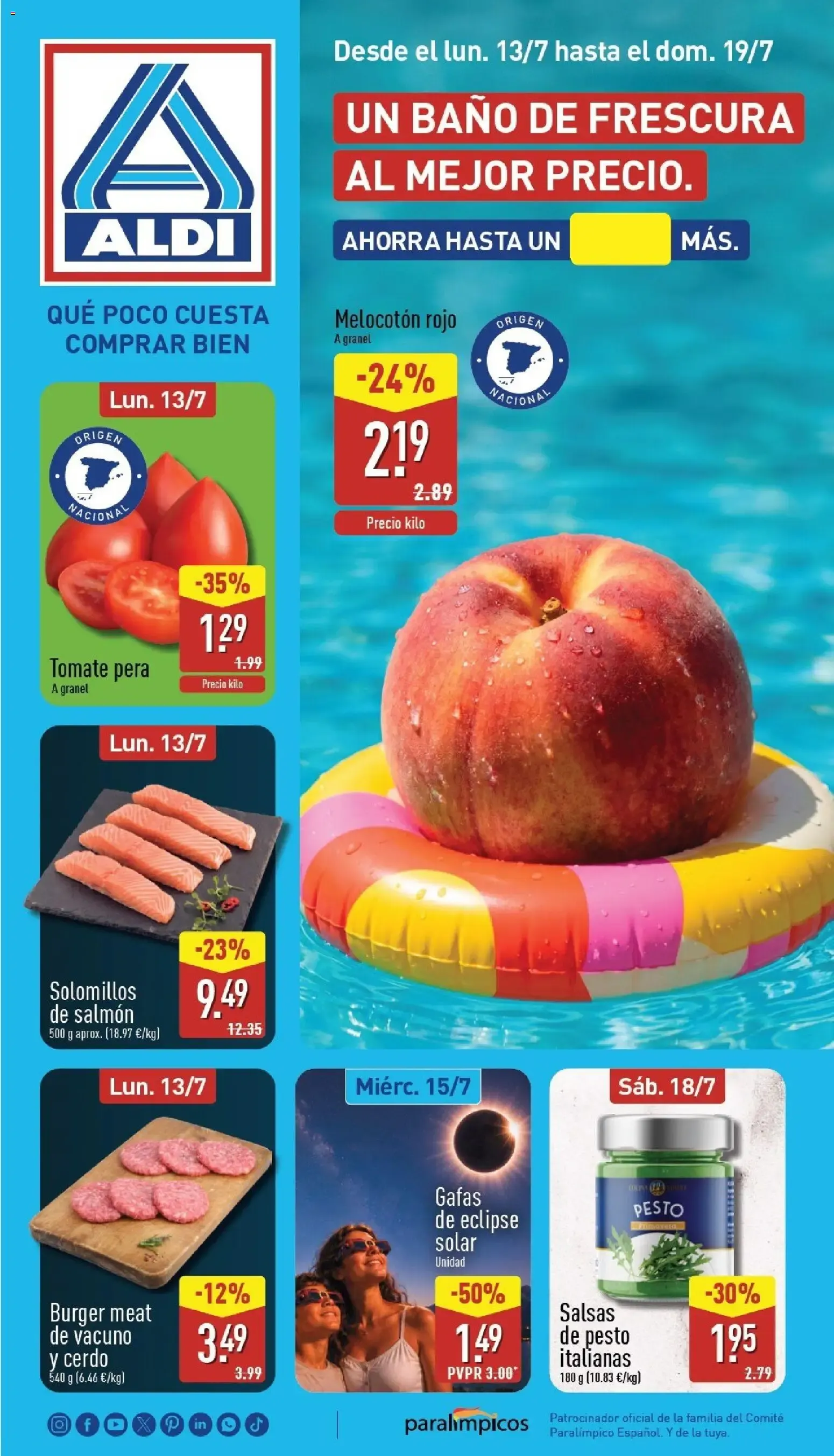 Aldi: Un baño de frescura al mejor precio