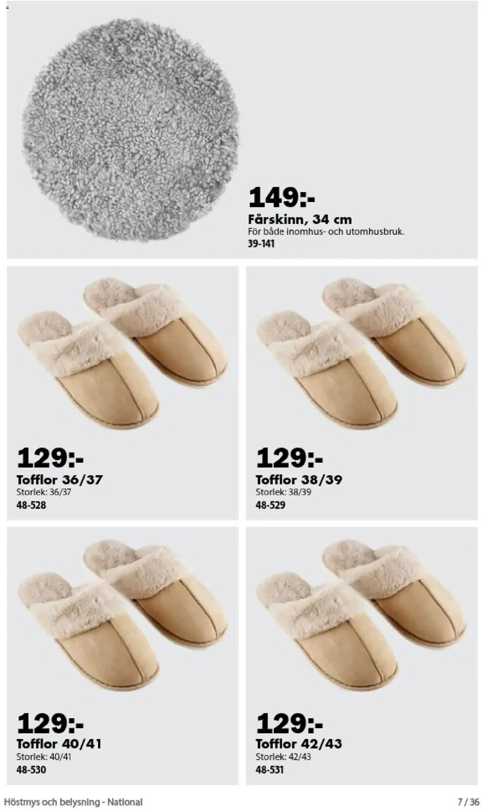 Gör det mysigt i höstmörkret! från 1 september till 30 september 2026 - Reklamblad sidor 7