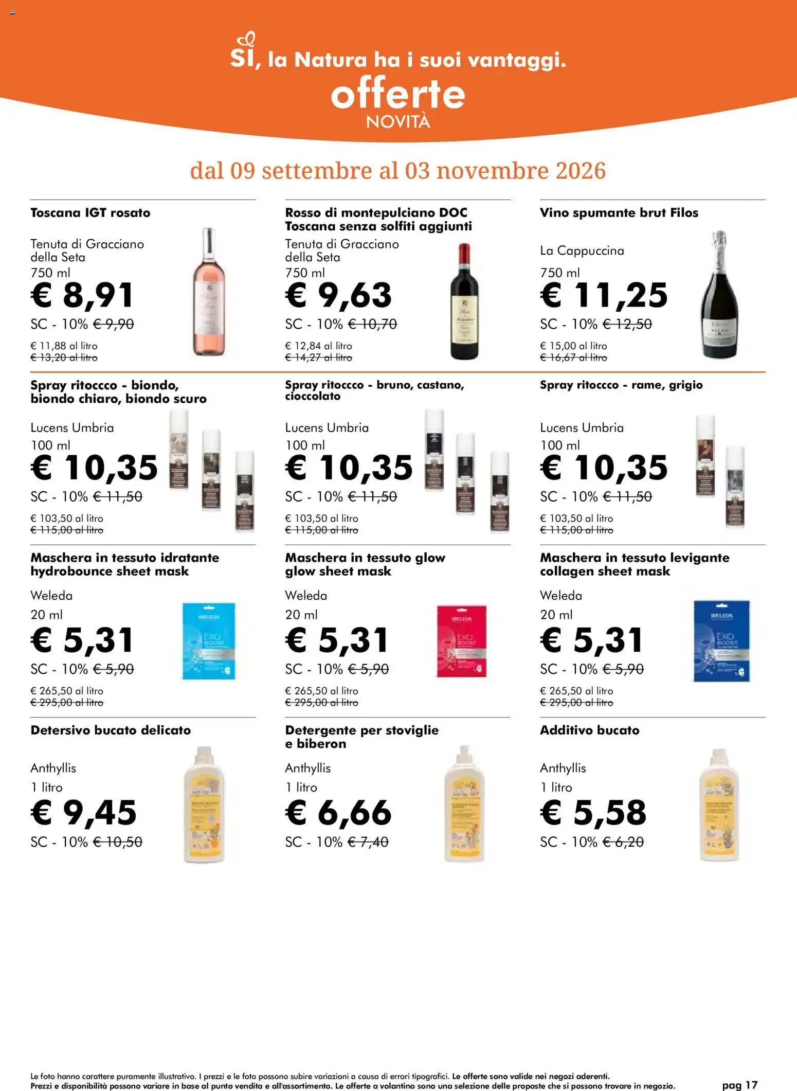 Nuovo Natura Sì volantino dal 07/10/2026 > offerte anteprima 🛍️ da 7 ottobre a 3 novembre di 2026 - Pagina del volantino 17
