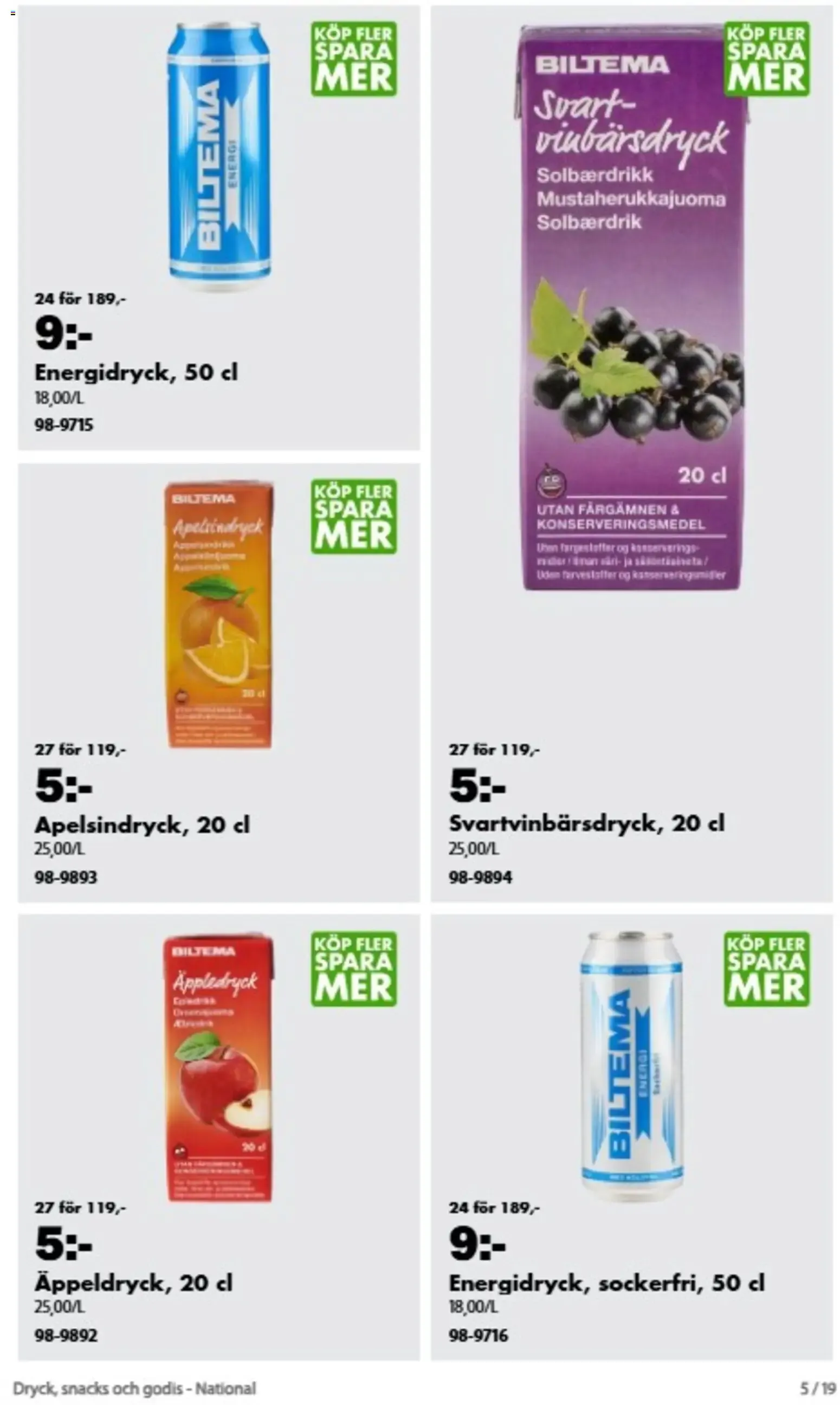 Biltema: Allt för helgmyset! från 21 augusti till 31 december 2026 - Reklamblad sidor 5