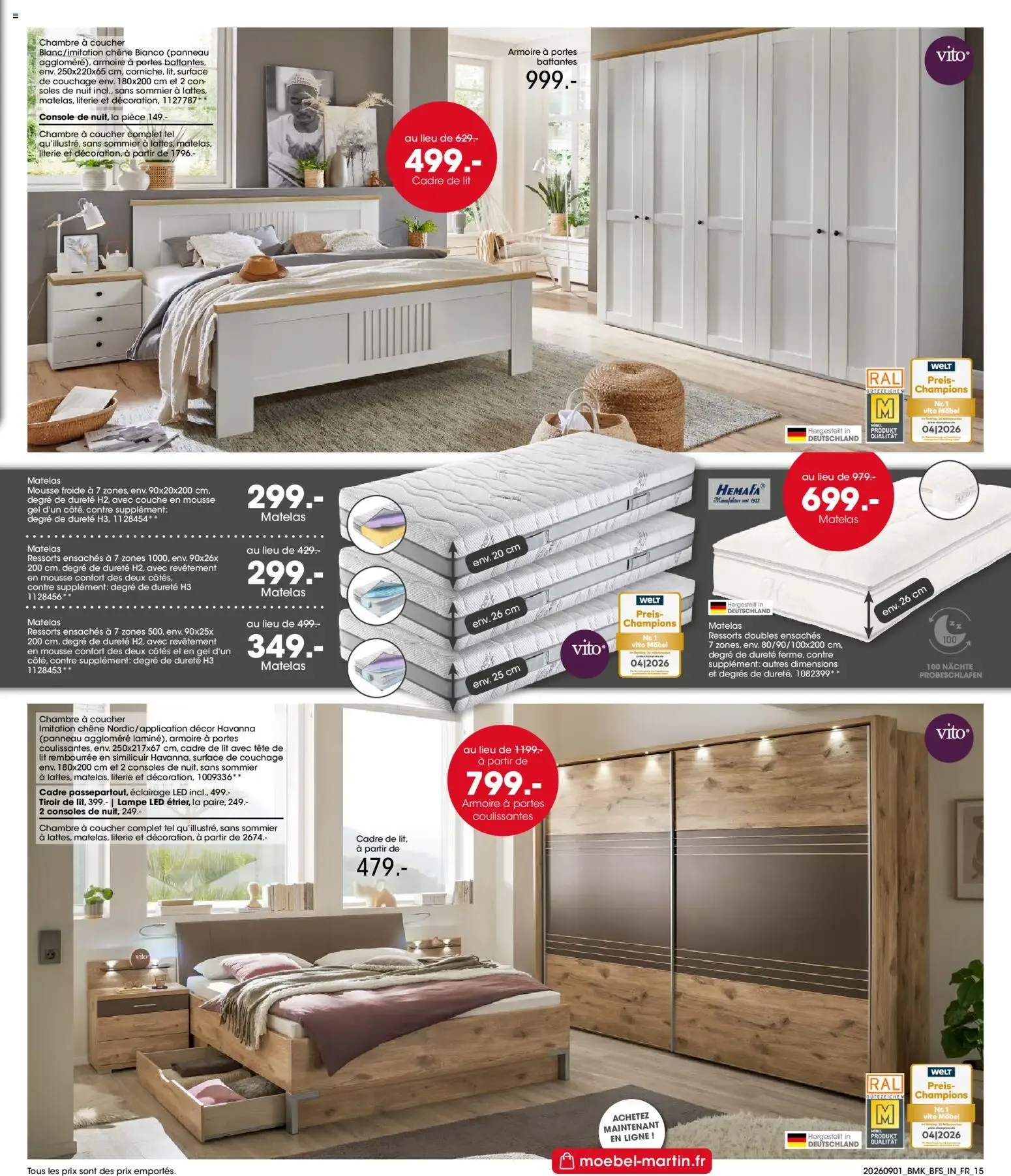 Möbel Martin: Salon de la Cuisine y Salon del Mueble Rembourré du 1 septembre au 30 septembre 2026 - Catalogue page 15