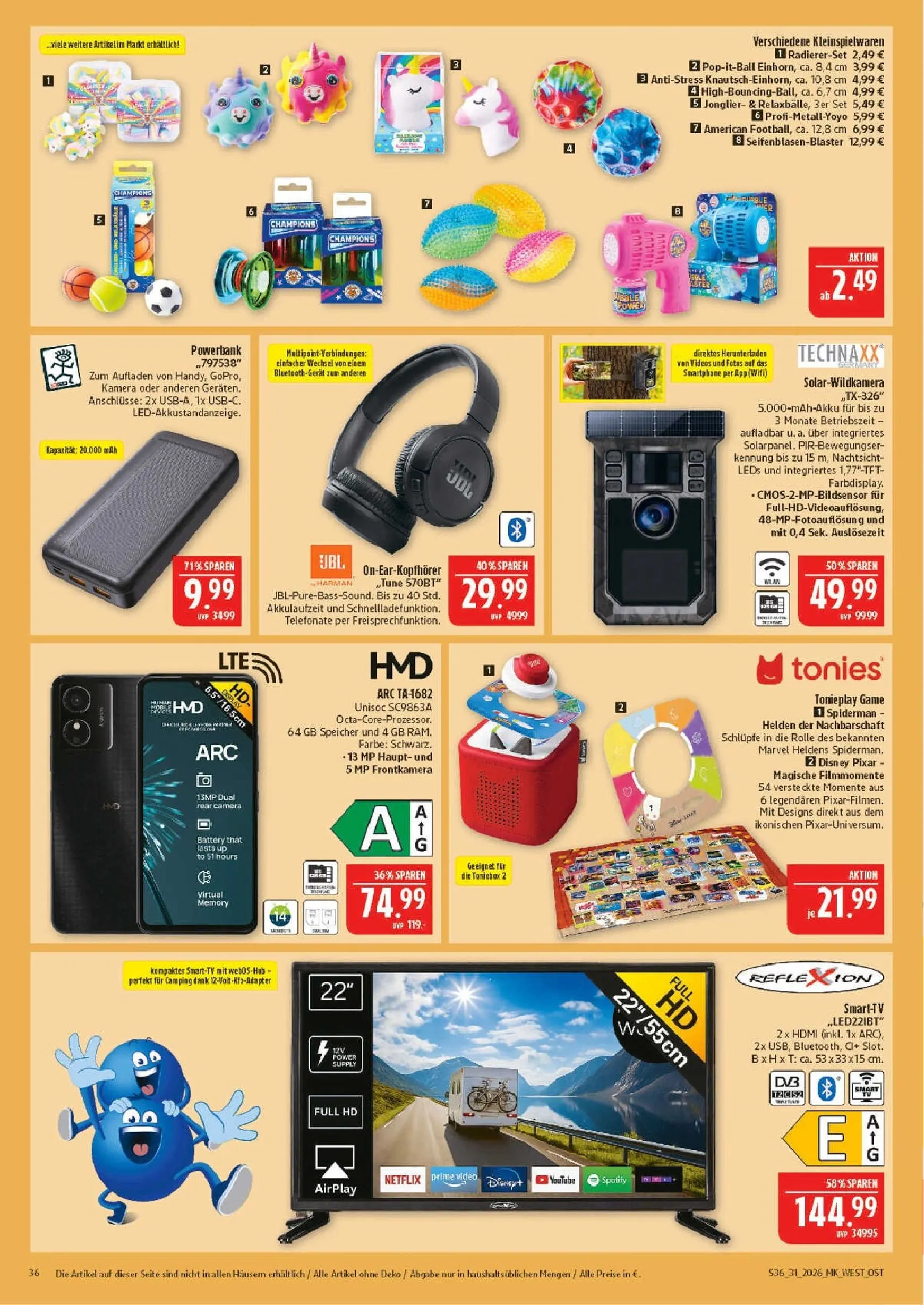 Marktkauf Prospekt nächste Woche – von Montag 27.07.2026 bis Samstag 01.08.2026 von 27. Juli bis 1. August 2026 - Prospekt seite 36