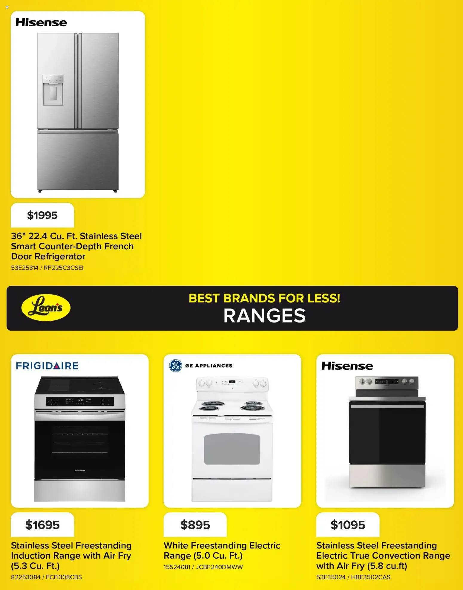 Leon's flyer - BBFL Appliances from Oct 22, 2026 > weekly specials & deals from October 22 to October 28 2026 - flyer page 4