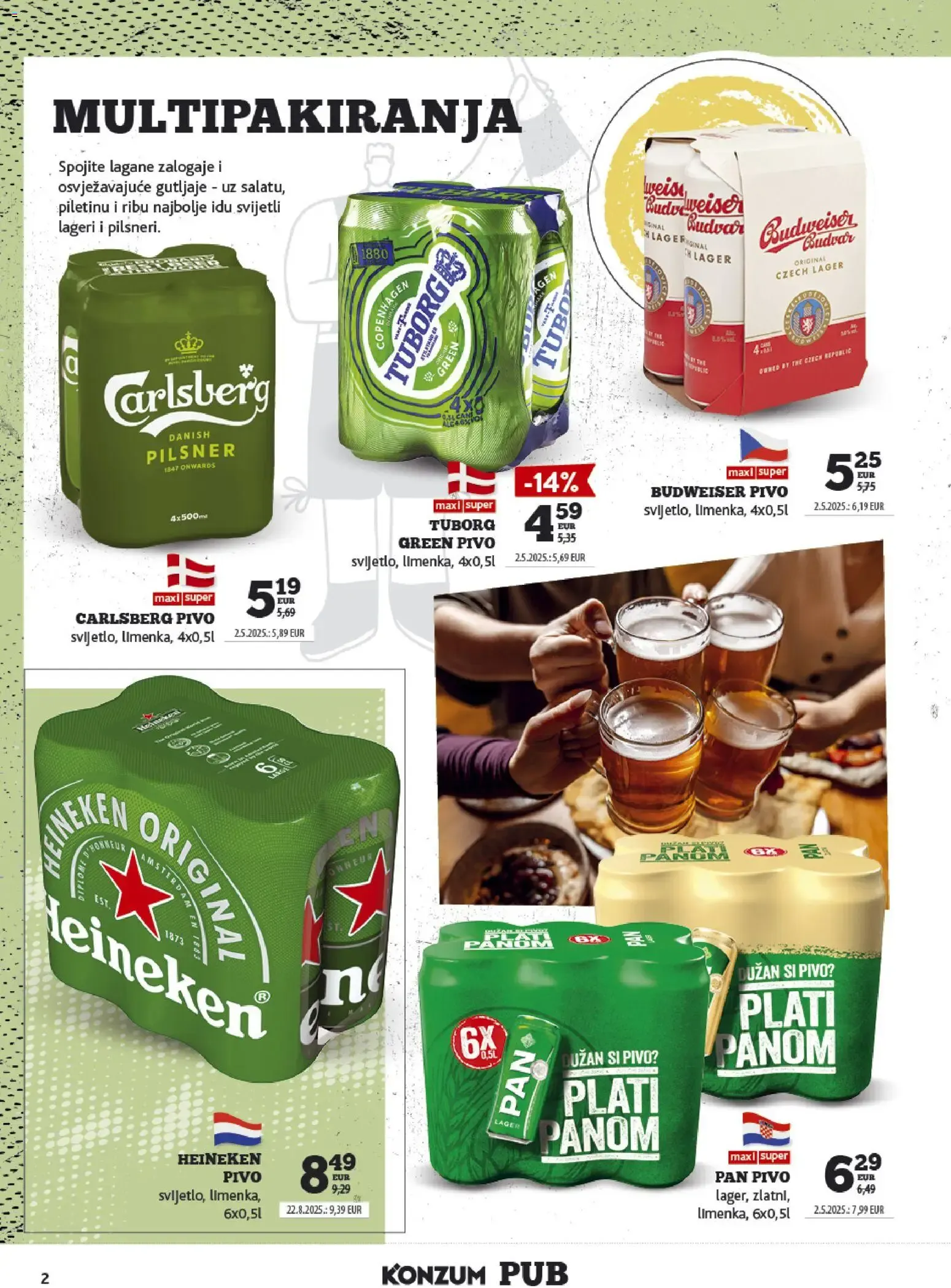 Katalog Konzum Pub: Oferta de Cervezas od 14. rujna do 27. rujna 2026. - Pregled Stranica 2