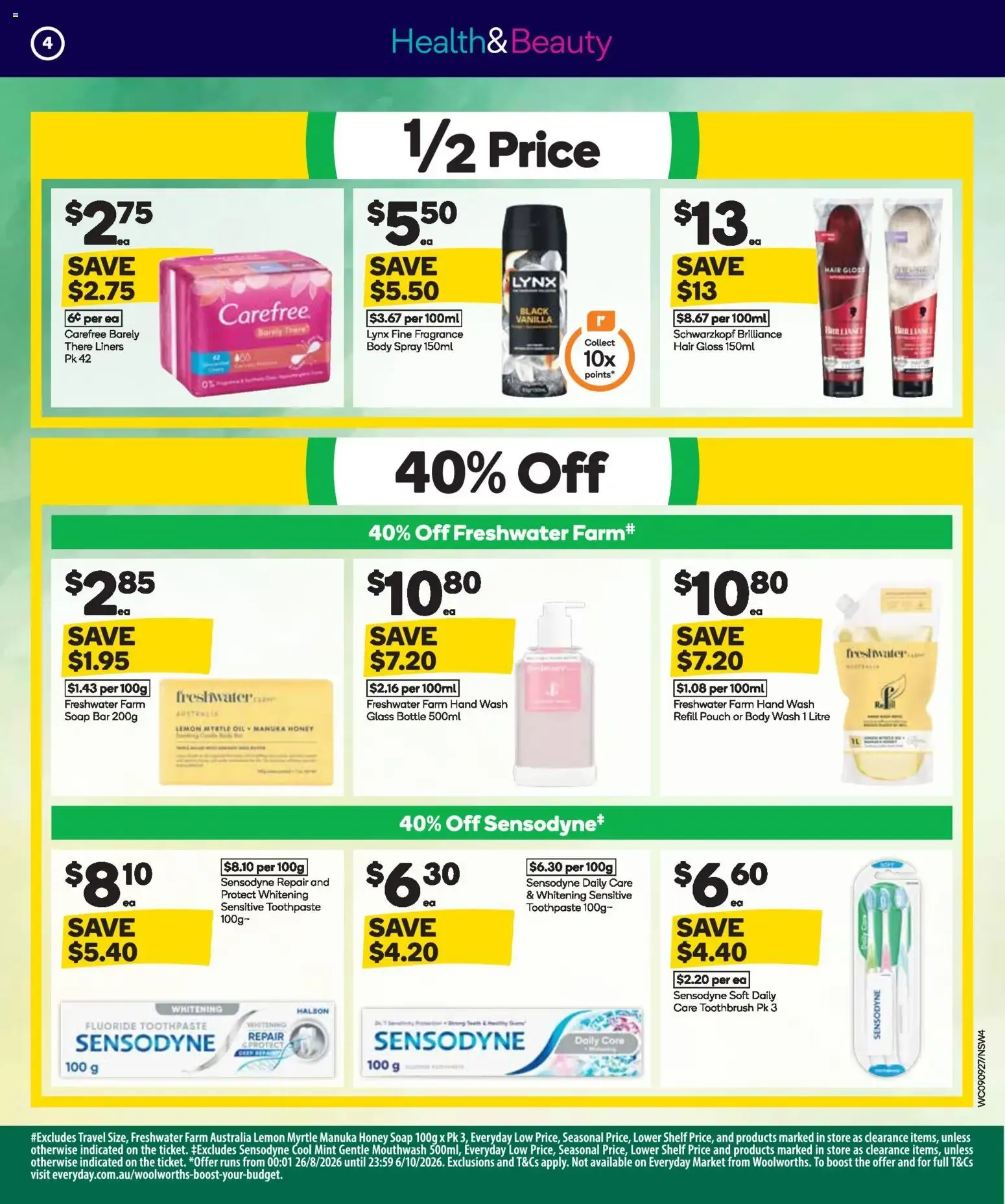 Woolworths Winter Health & Beauty: 1/2 Price Dove - Catalogue valid from 9 September to 15 September 2026 - page 5