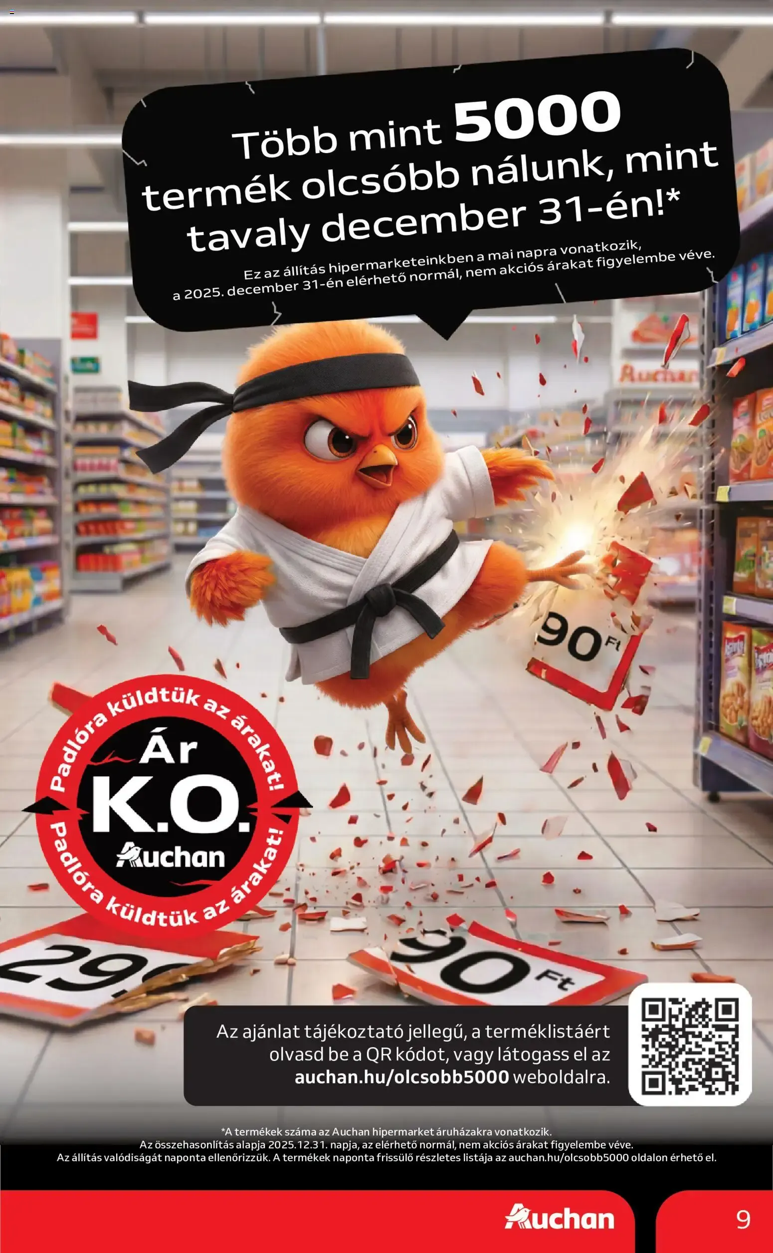 Katalógus Auchan Kihagyhatatlan ziccerek bajnok árakon - 2026.07.09. -tól/töl > akció, lapozható szórólap 🛍️ július 9.-tól július 22.-ig 2026. - Oldal 9