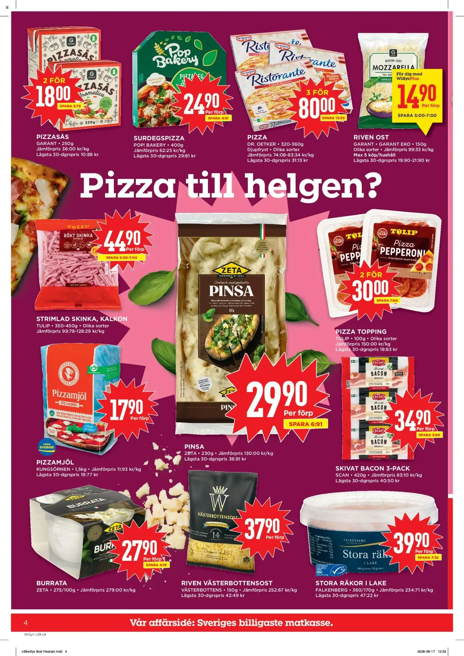 Willys erbjudanden från 06/07/2026 - 12/07/2026 > Reklamblad nuvarande rabatter från 6 juli till 12 juli 2026 - Reklamblad sidor 4